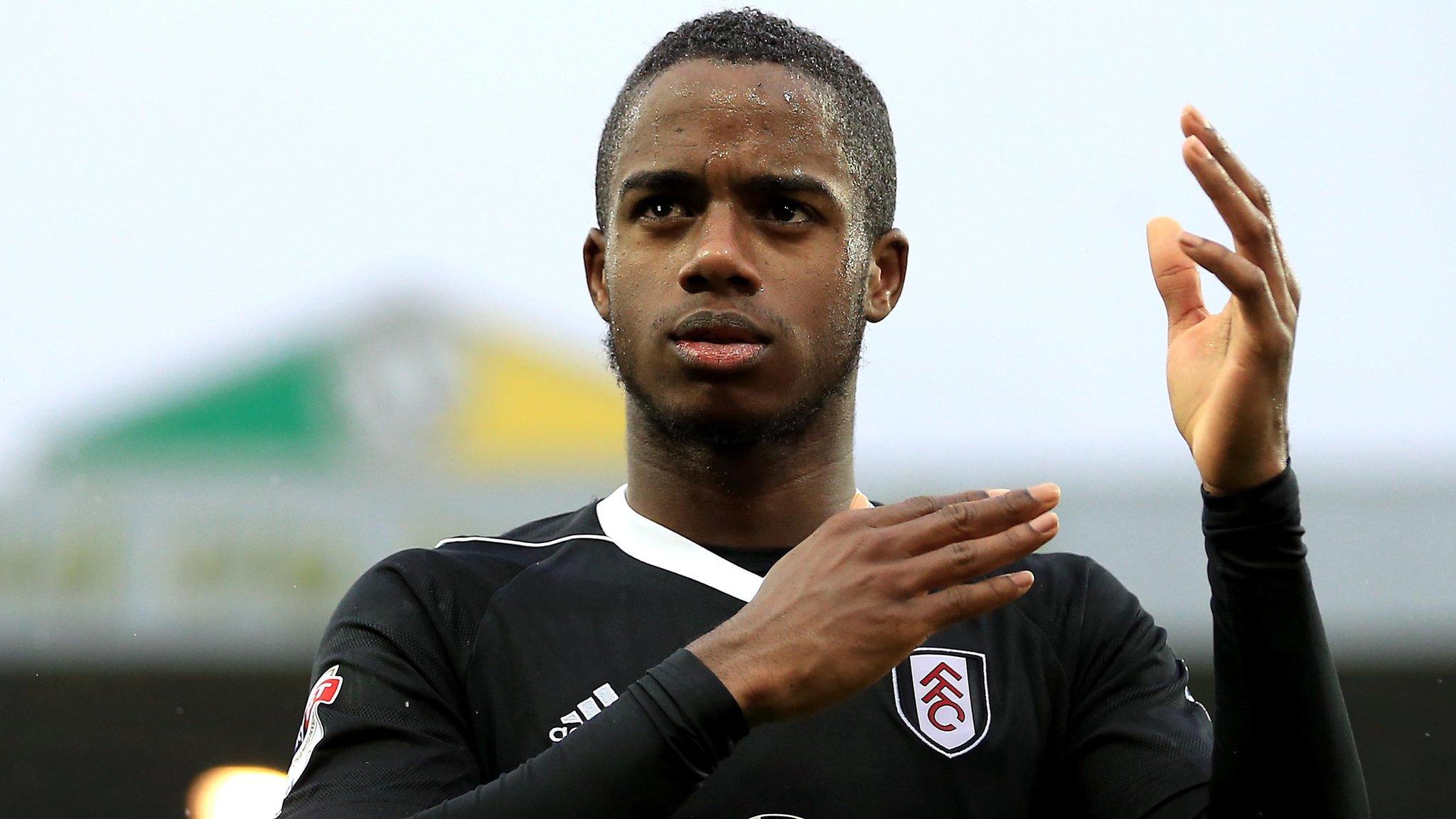 Ryan Sessegnon celebrates Fulham's victory against Norwich at Carrow Road in March 2018