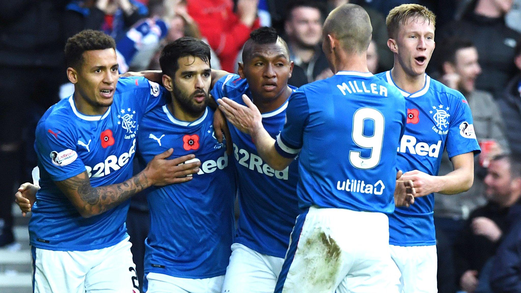 Rangers celebrate