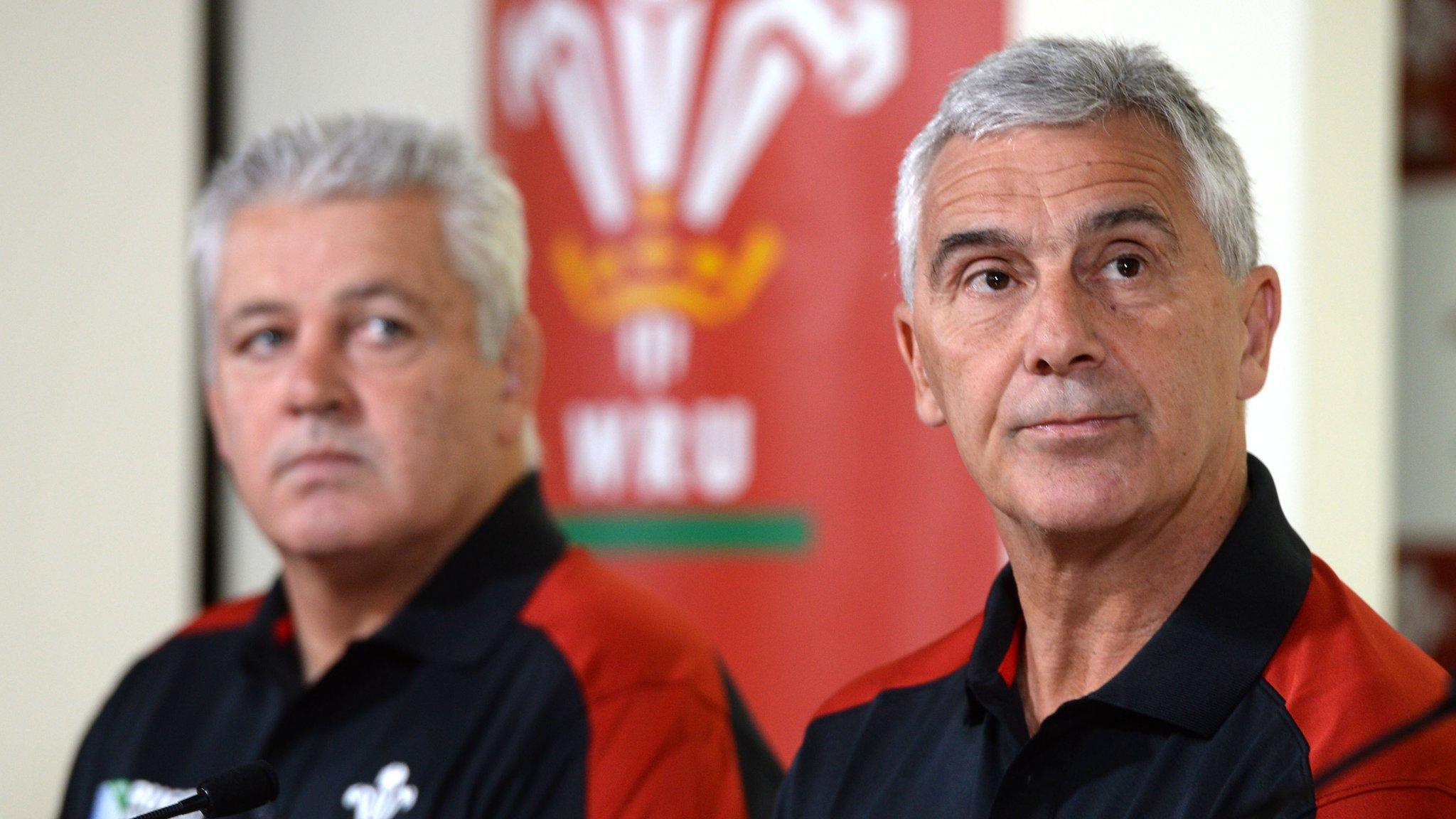 Warren Gatland and Gareth Davies