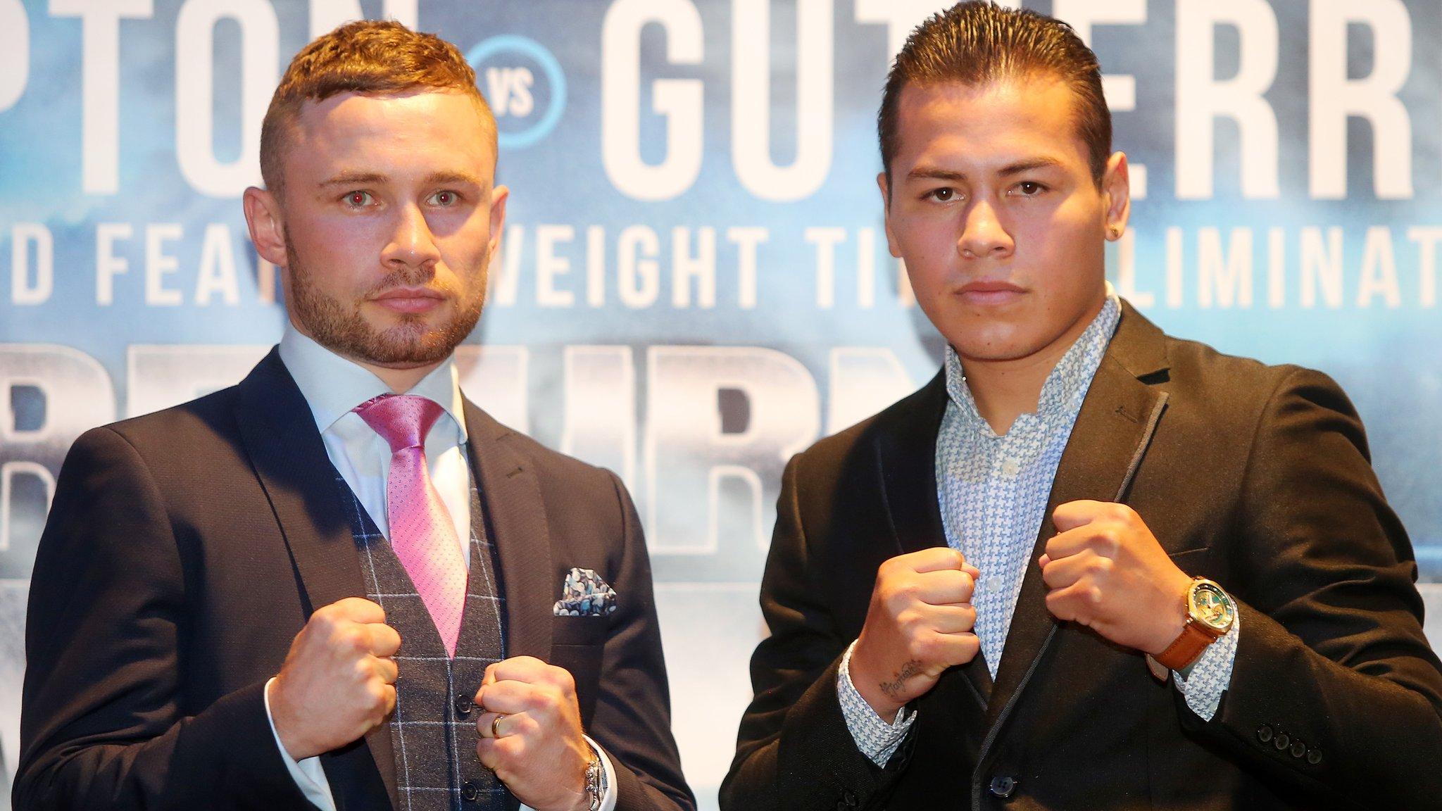 Carl Frampton and Andres Gutierrrez