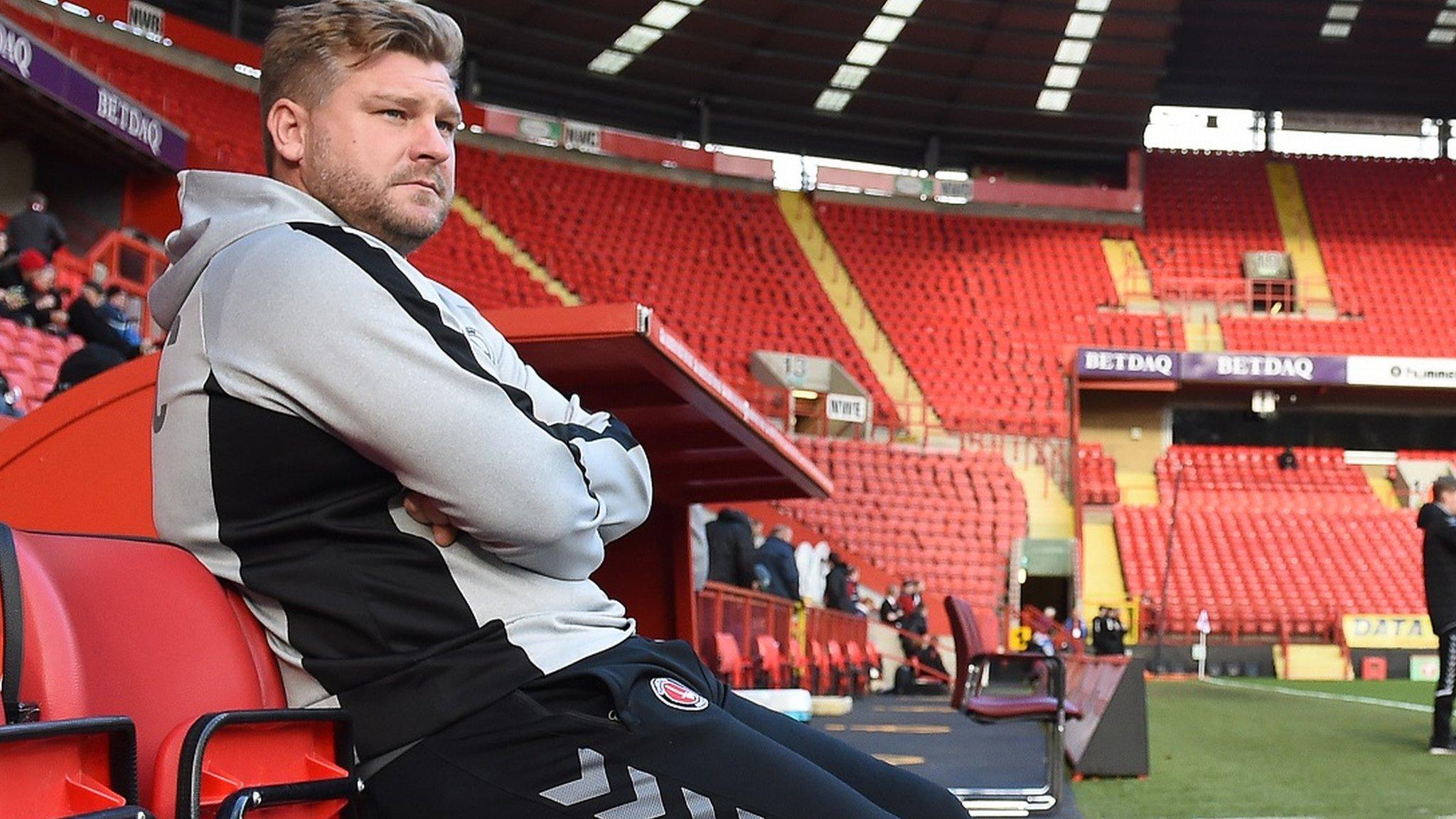 Charlton Athletic manager Karl Robinson