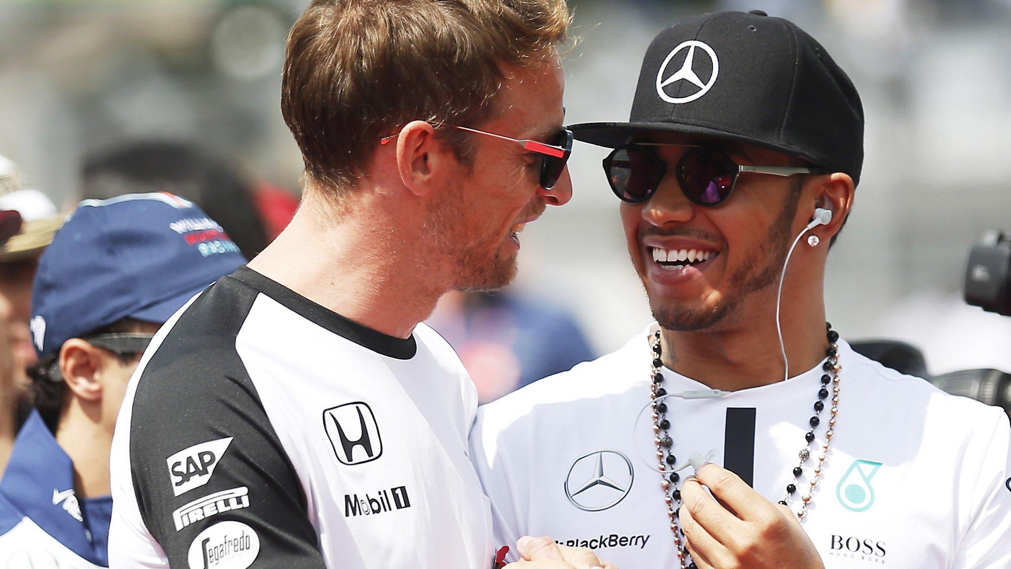 Lewis Hamilton and Jenson Button