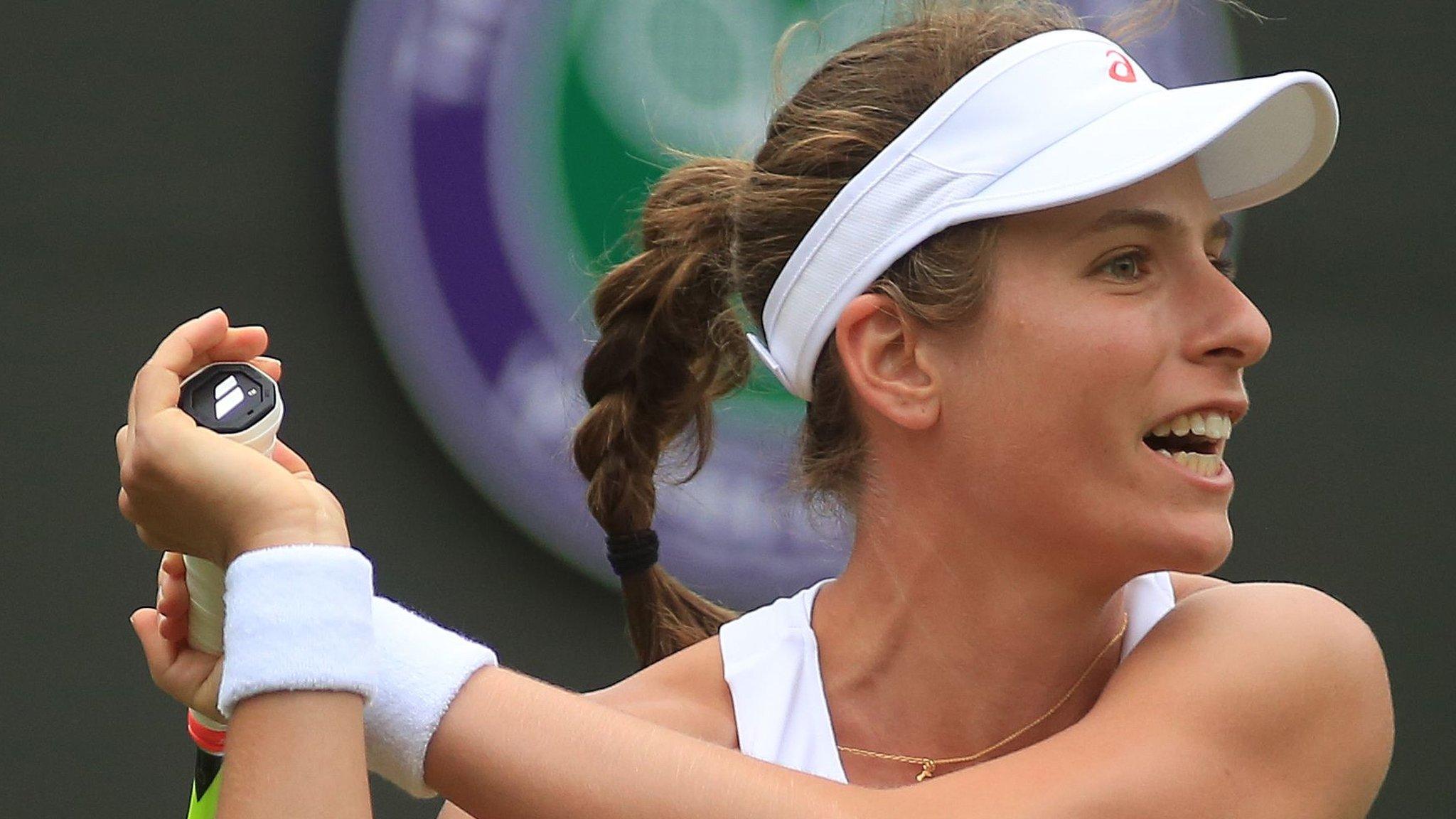 Johanna Konta at Wimbledon