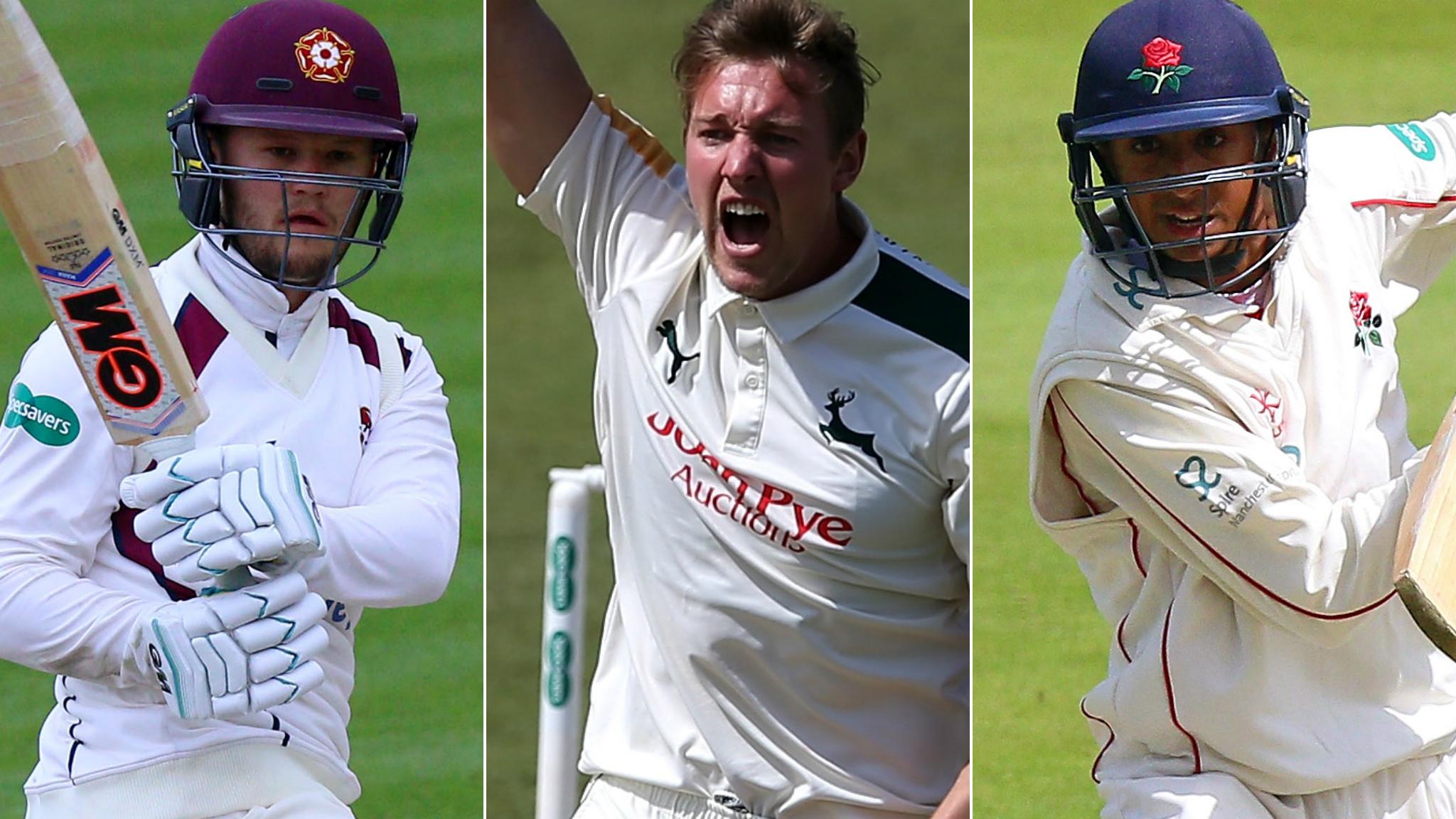 Ben Duckett, Jake Ball, Haseeb Hameed