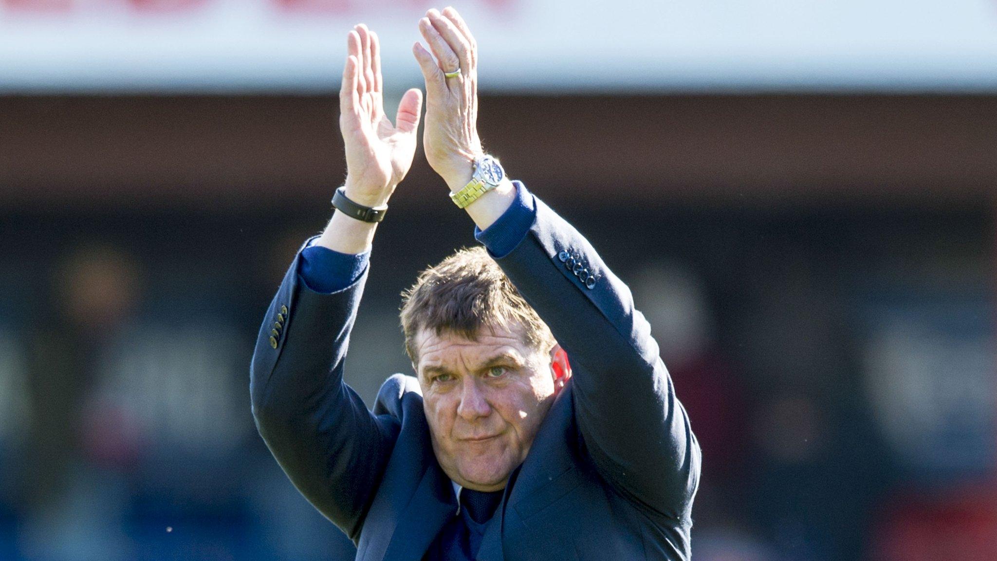 St Johnstone manager Tommy Wright