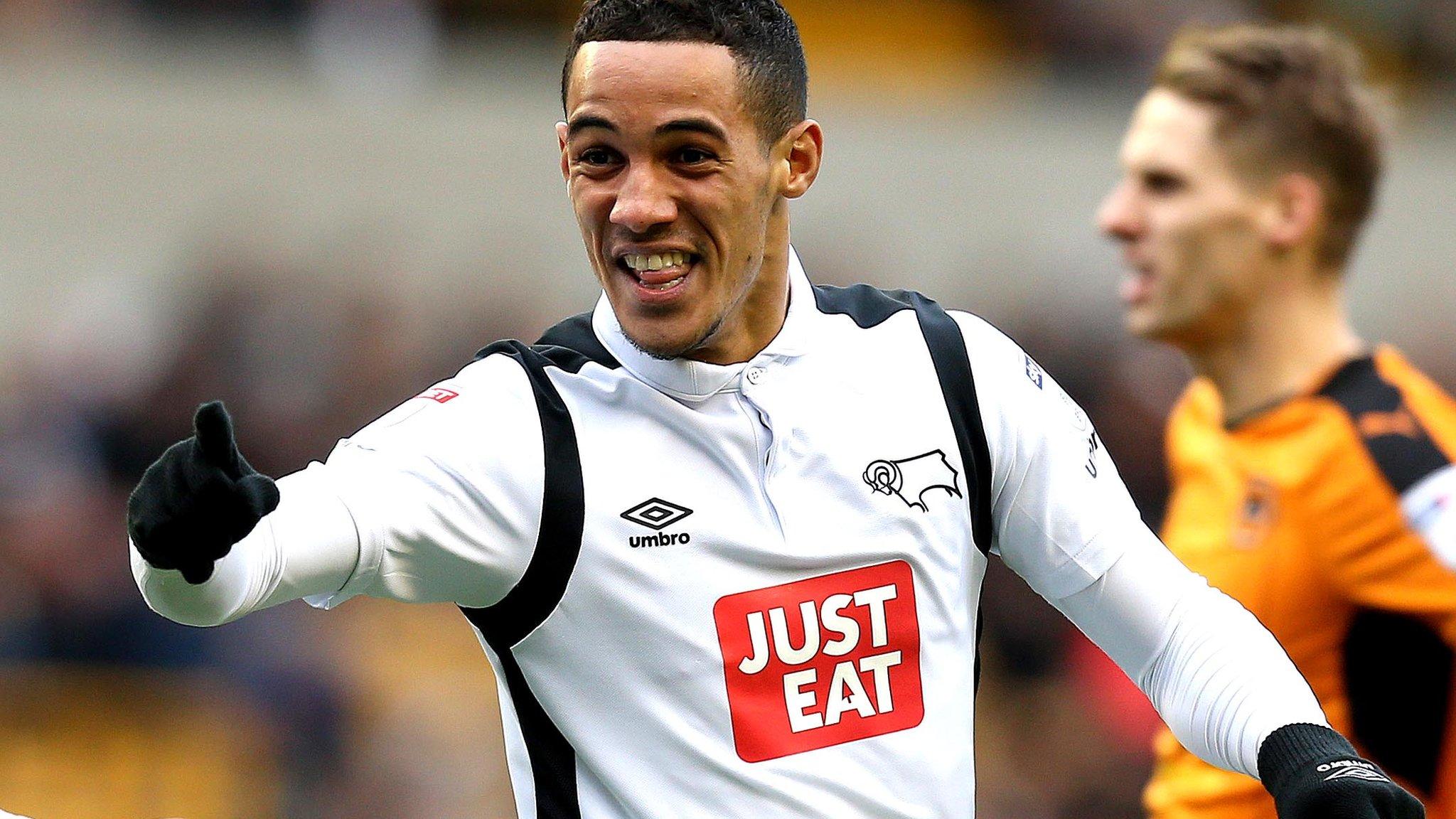 Tom Ince scores for Derby