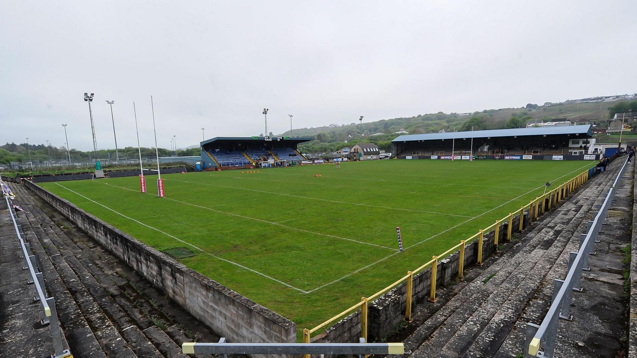 A general view of Whitehaven rugby league ground