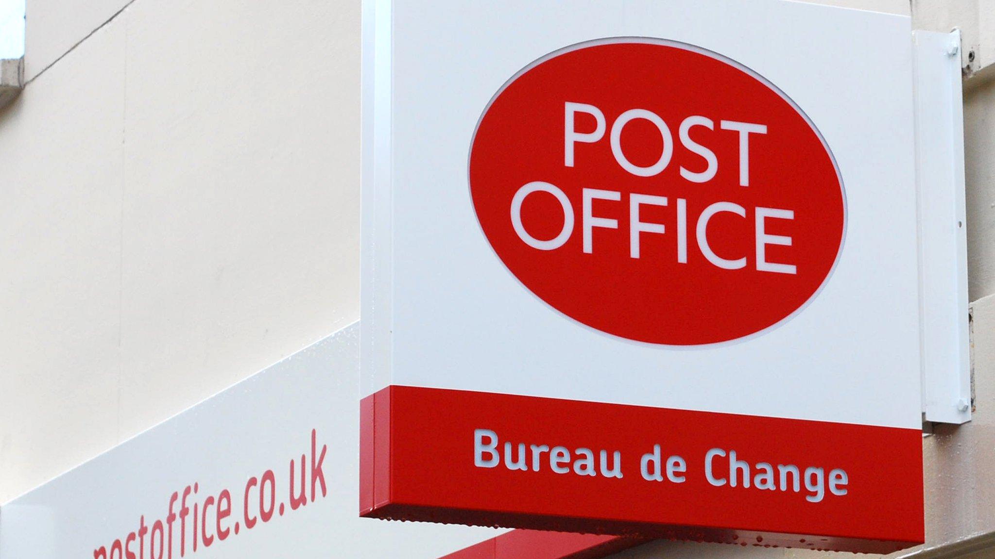 A Post Office sign