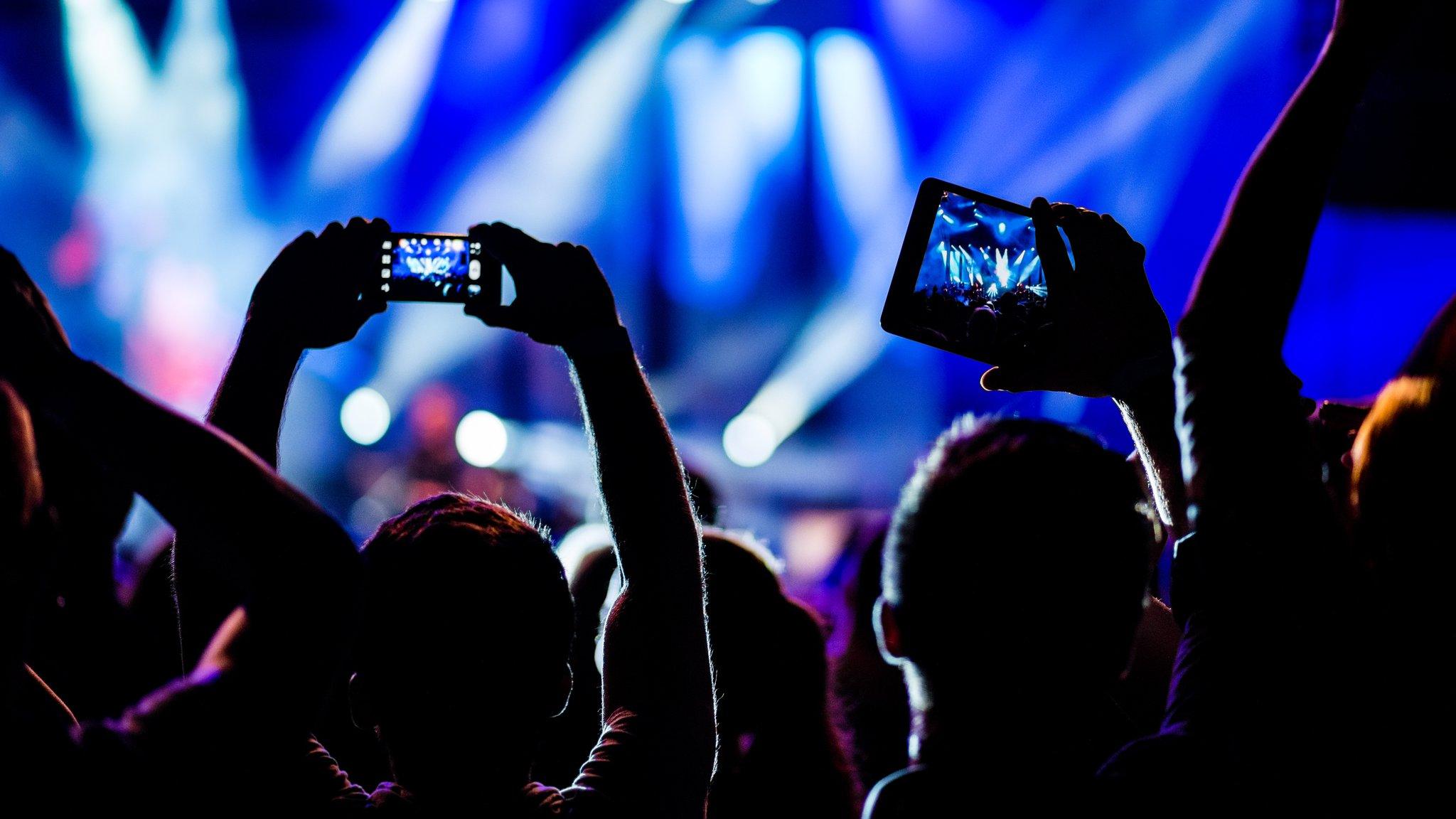 fans at concert