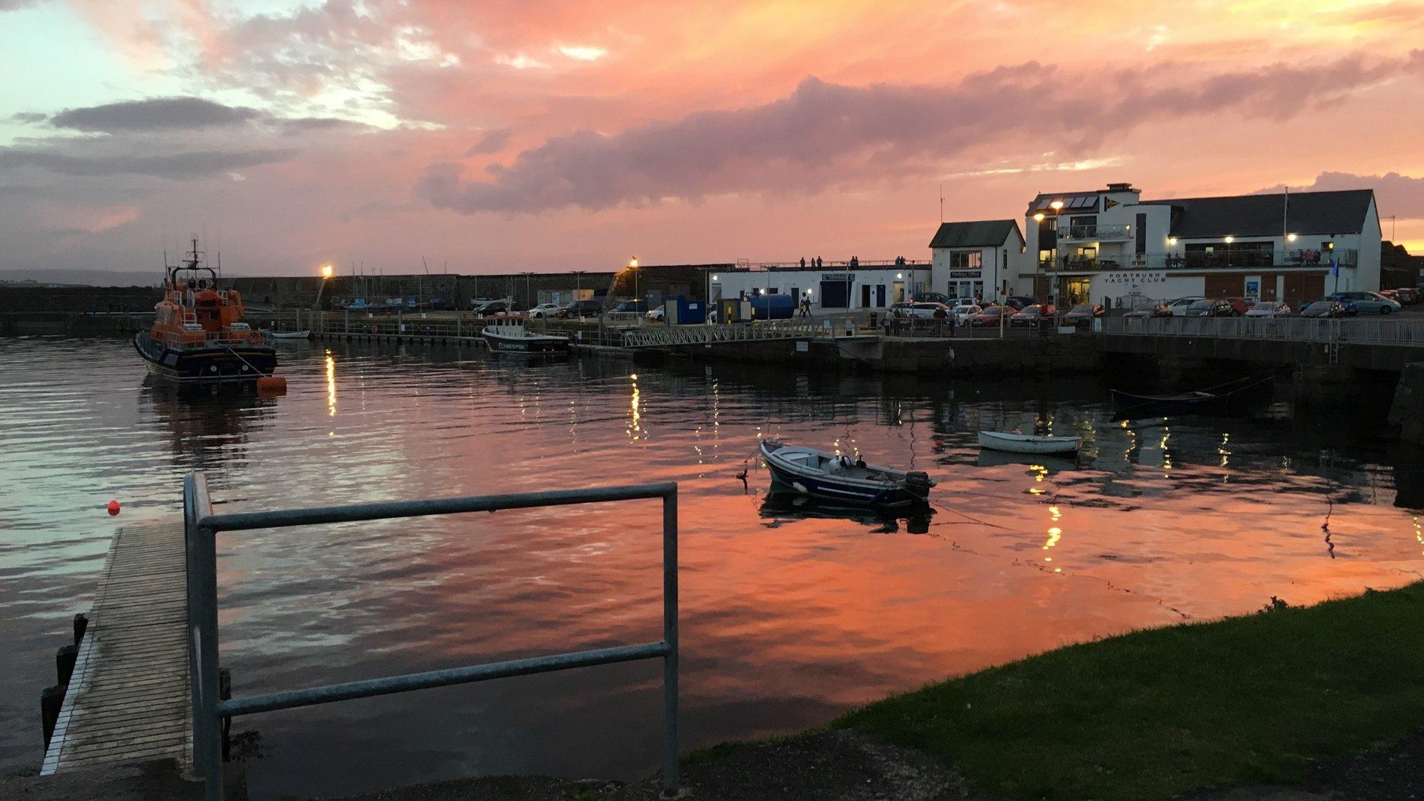 Portrush harbour