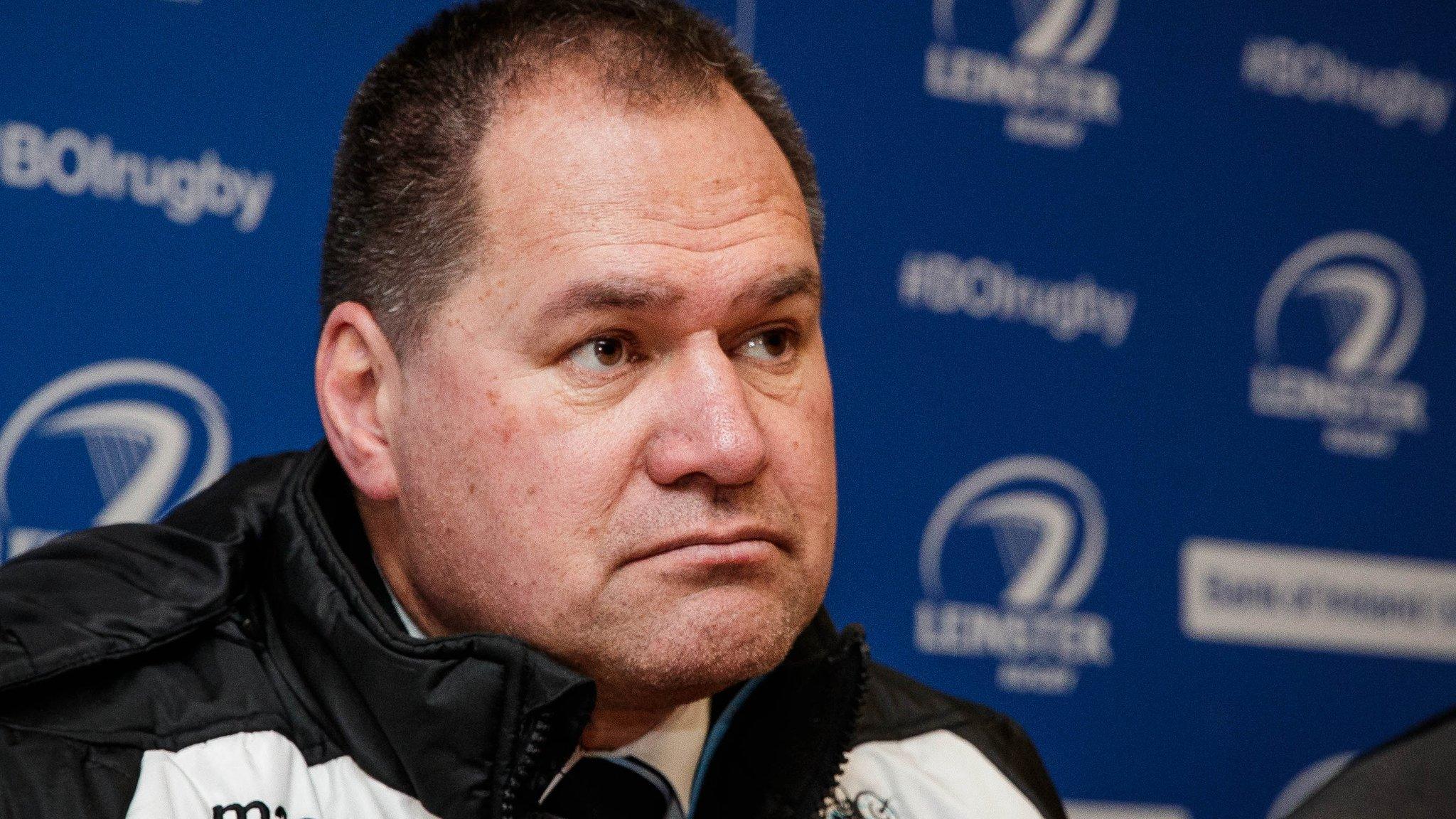 Dave Rennie speaks to the media after Glasgow's defeat by Leinster