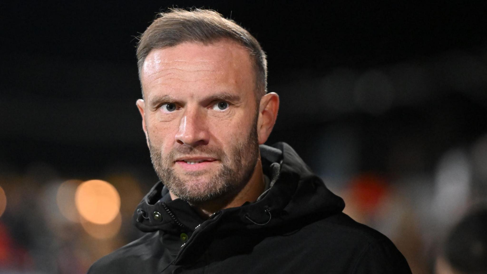 Ian Evatt looks on during the tail end of his spell with Bolton Wanderers