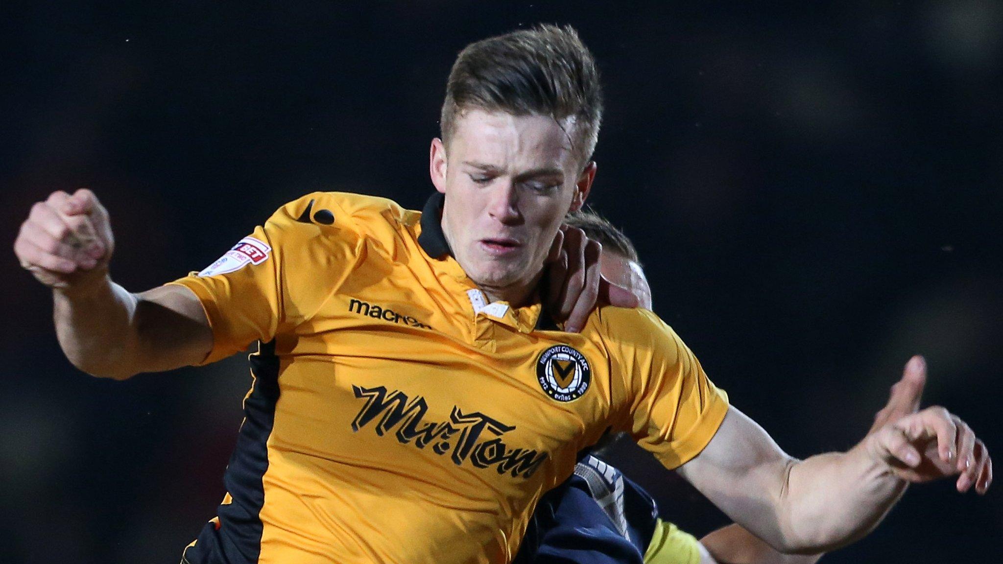 Rhys Healey of Newport County