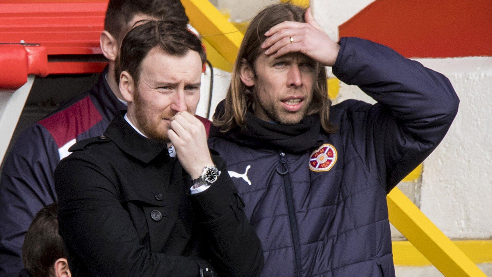 Ian Cathro and assistant Austin MacPhee