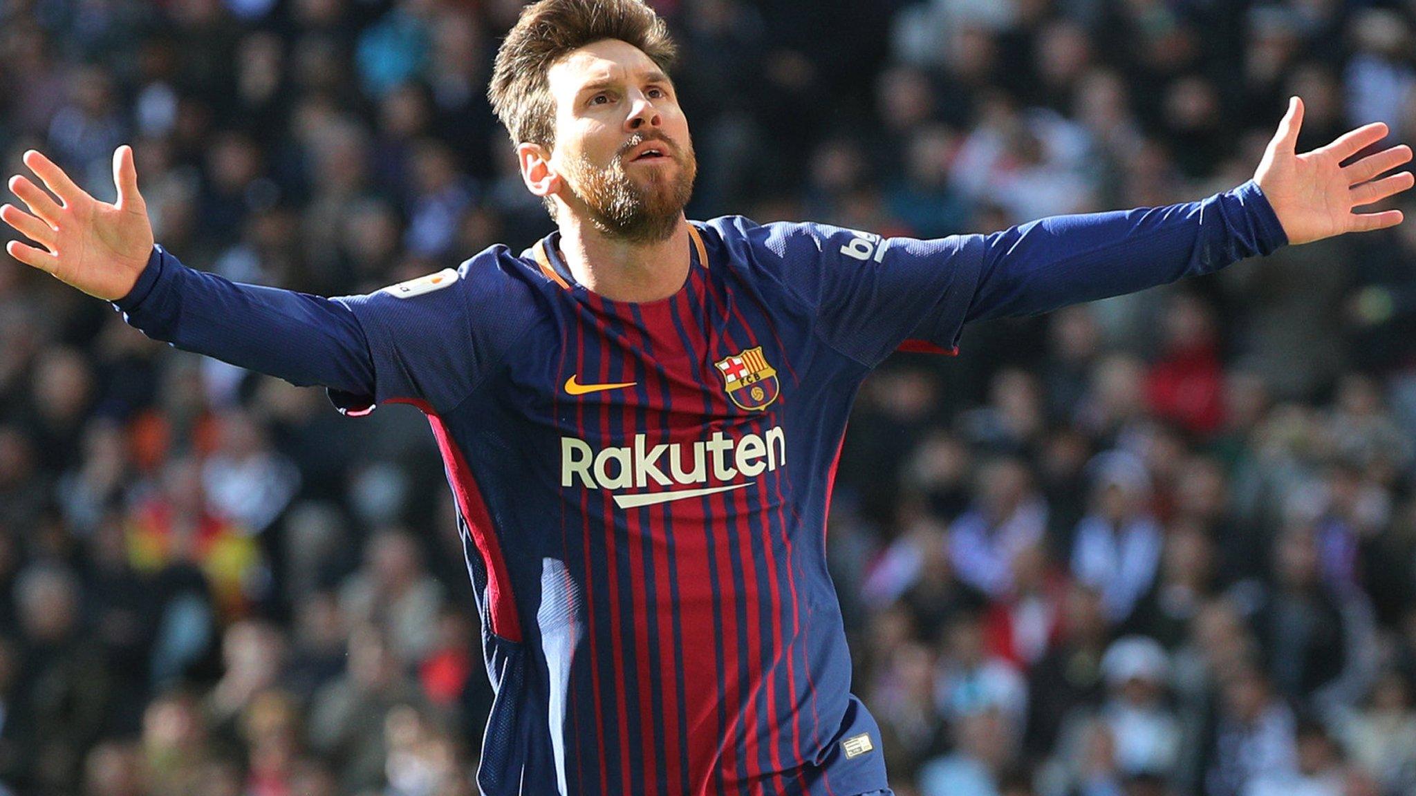 Messi celebrates