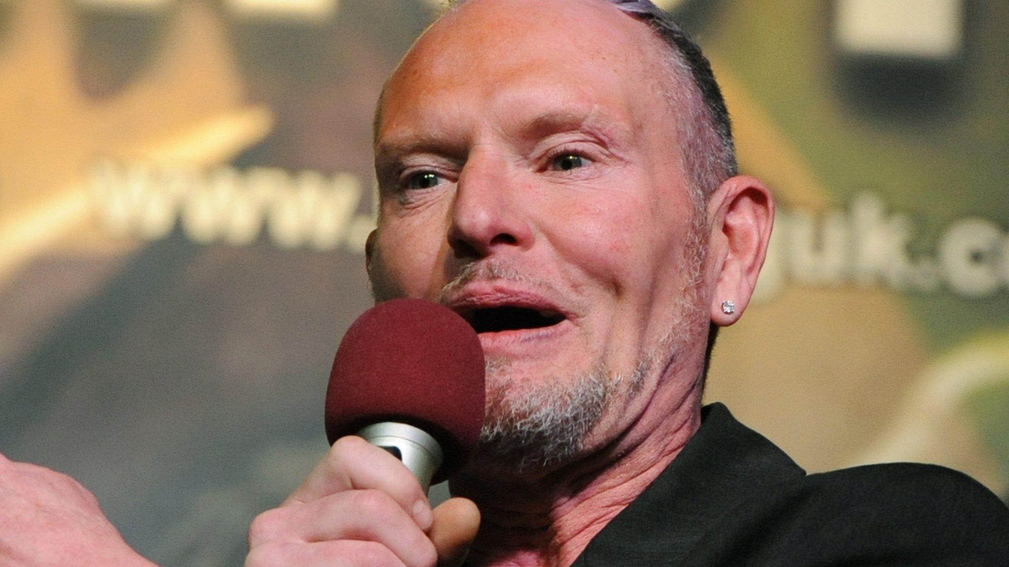 Paul Gascoigne at the Wolverhampton Civic Hall show