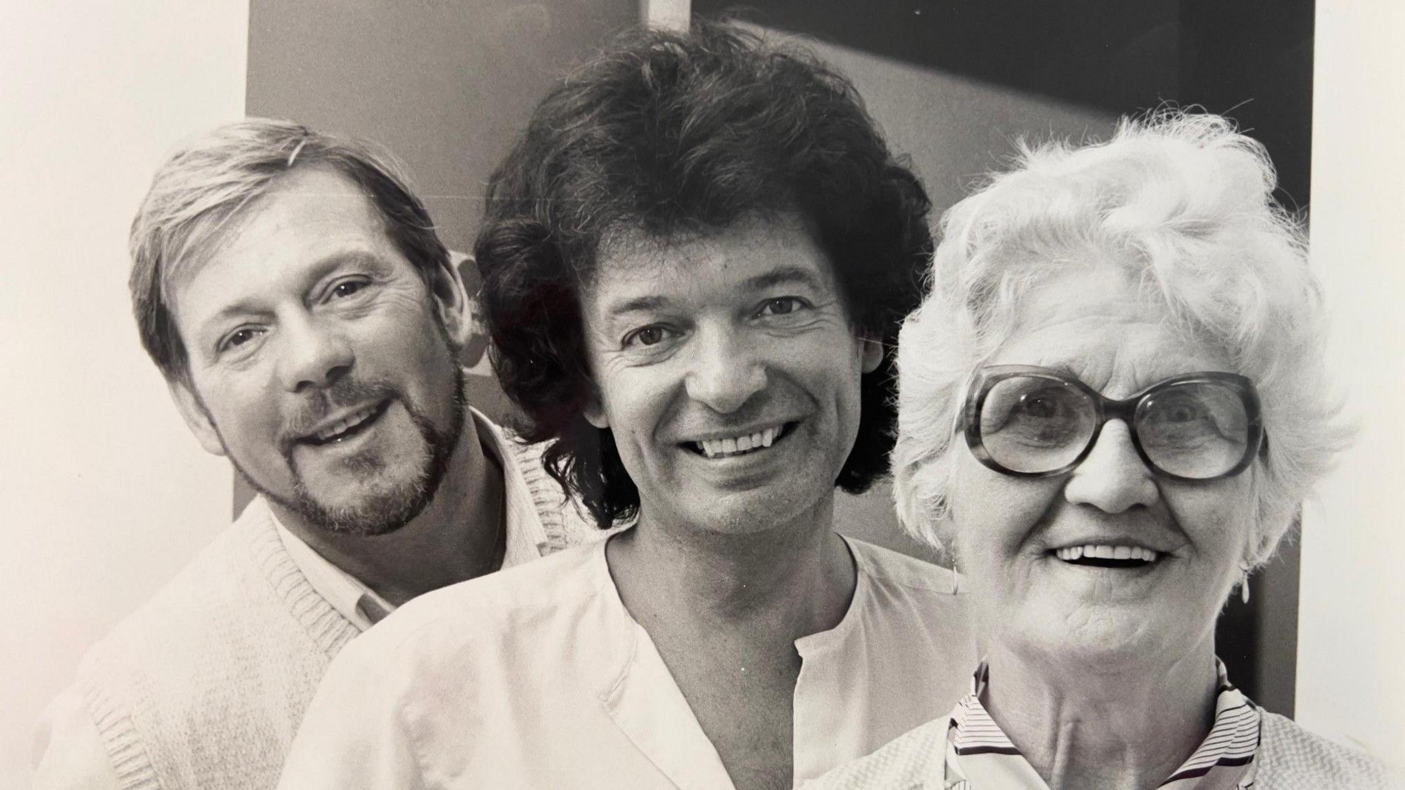 Radio Merseyside presenter Billy Butler, Wally Scott and cleaner Emma Davies