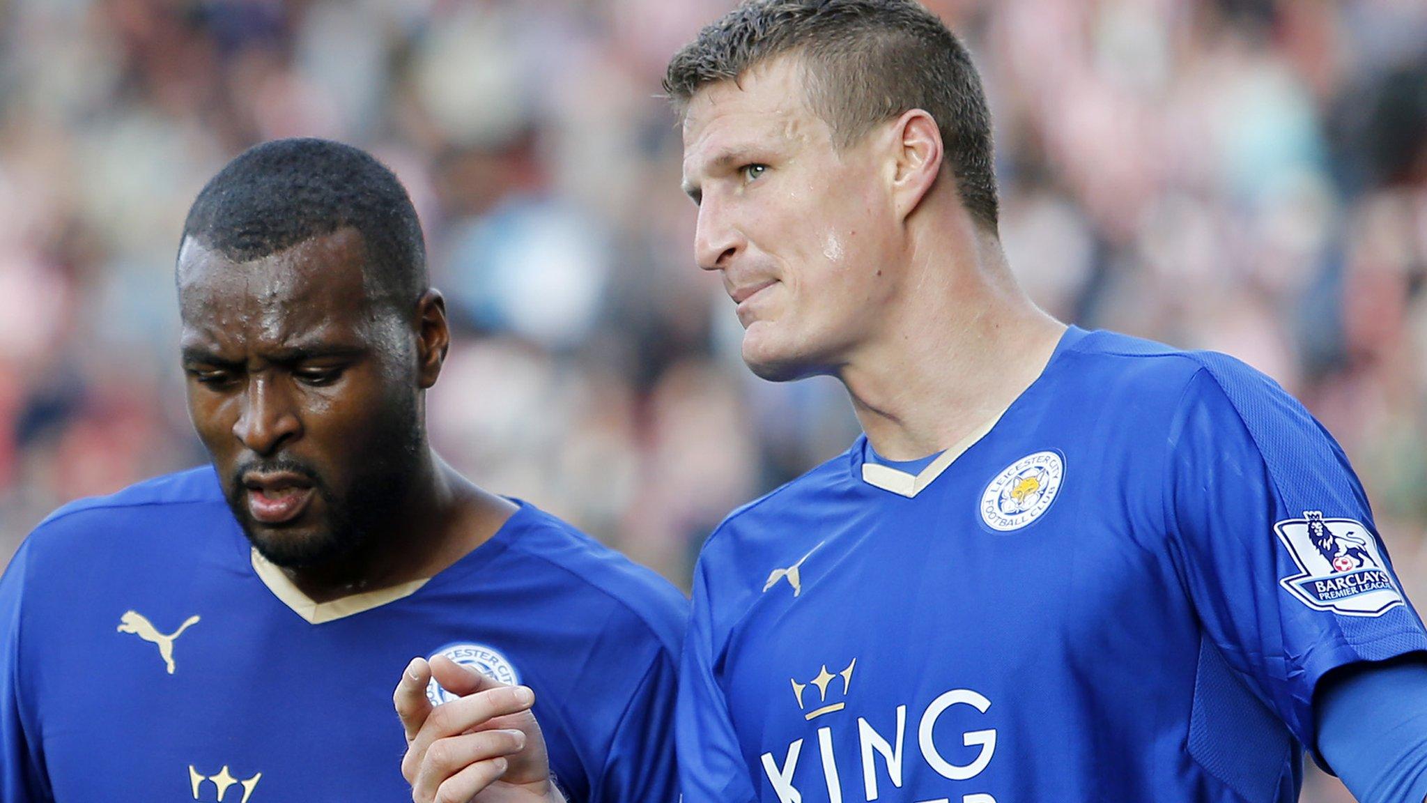 Robert Huth and Wes Morgan