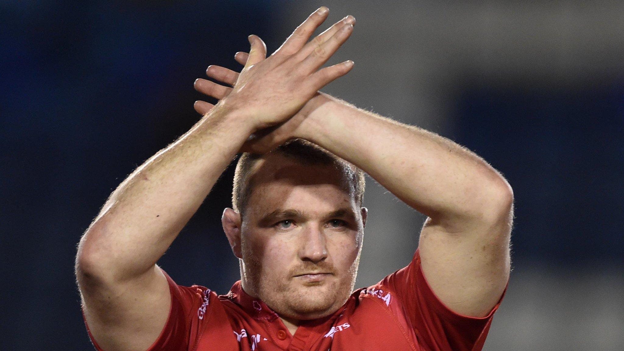 Ken Owens applauds Scarlets fans