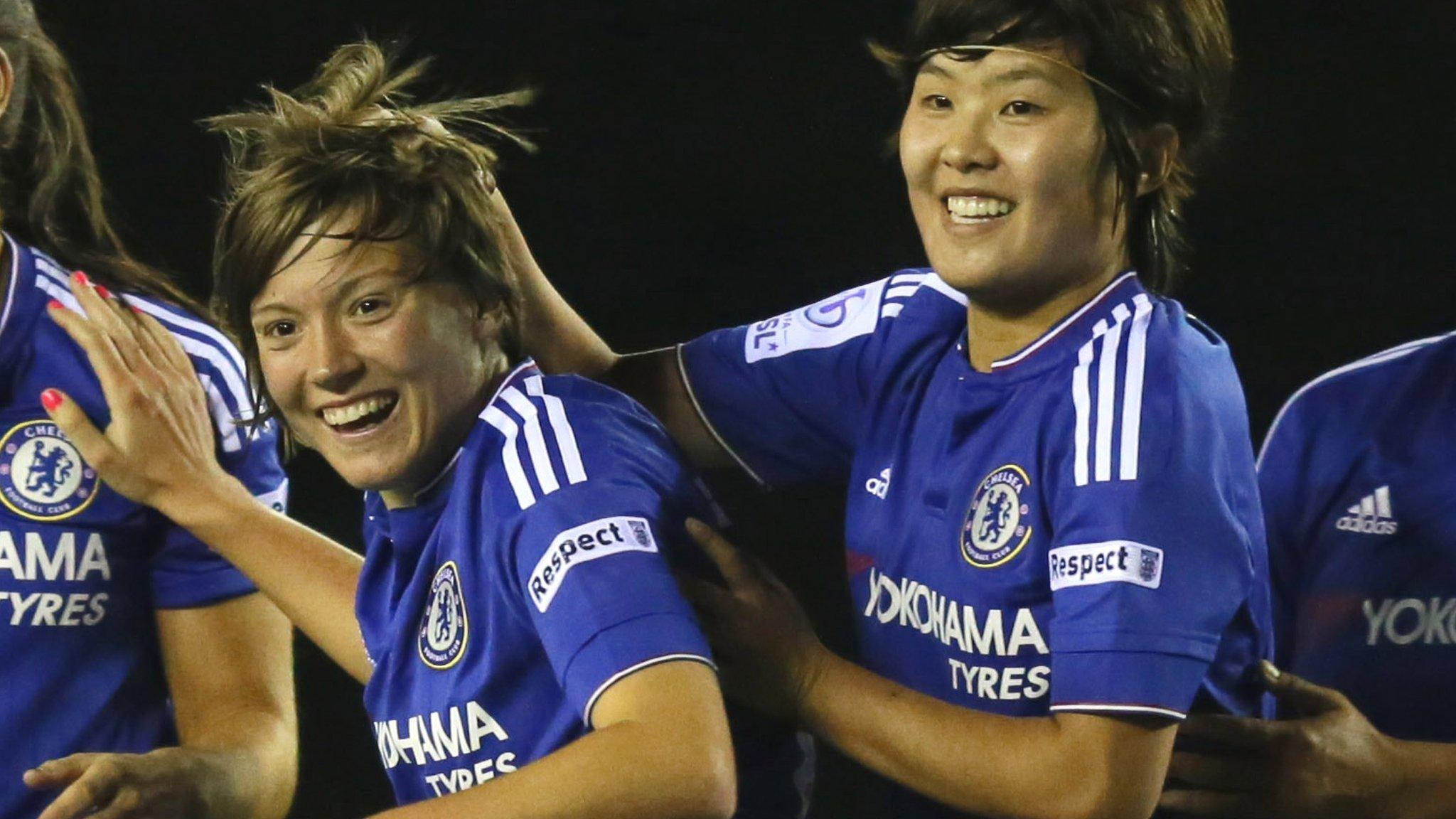 Fran Kirby (left) with Ji So-Yun