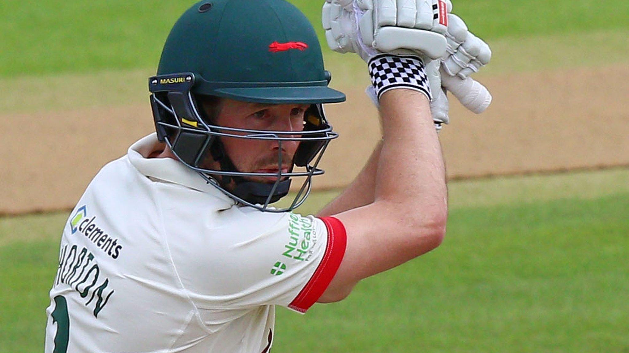 Paul Horton batting for Leicestershire