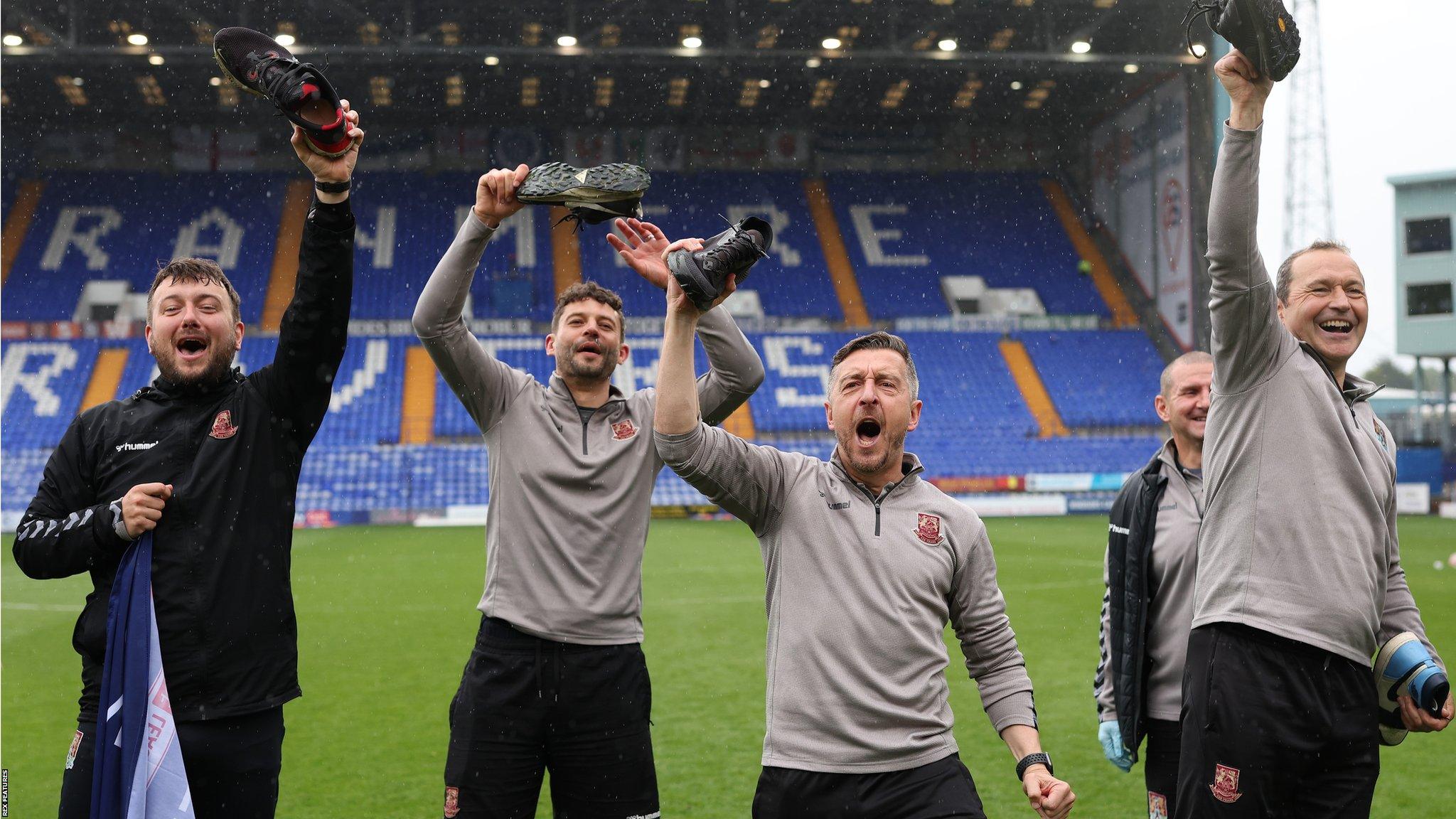 James Algar, Marc Richards, Jon Brady and Colin Calderwood.