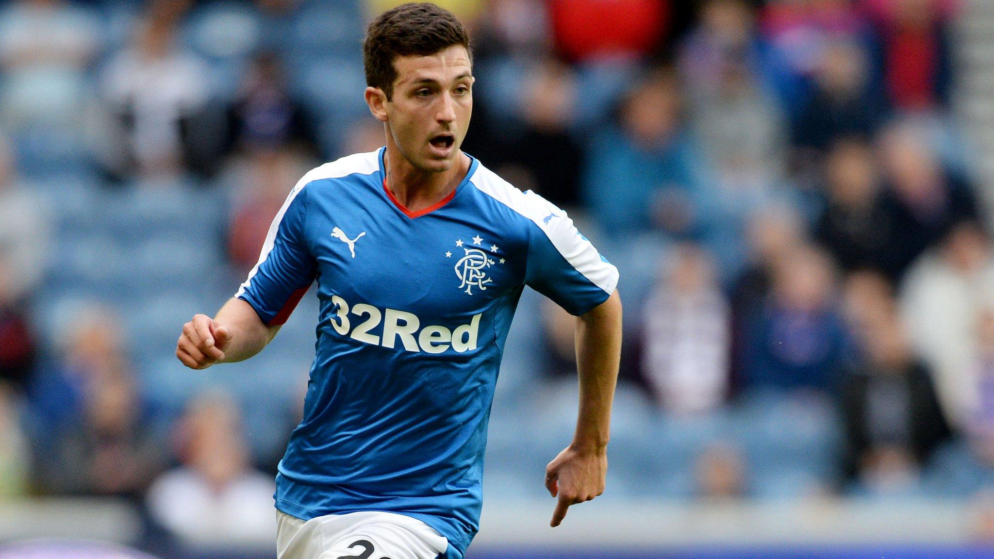 Jason Holt playing for Rangers