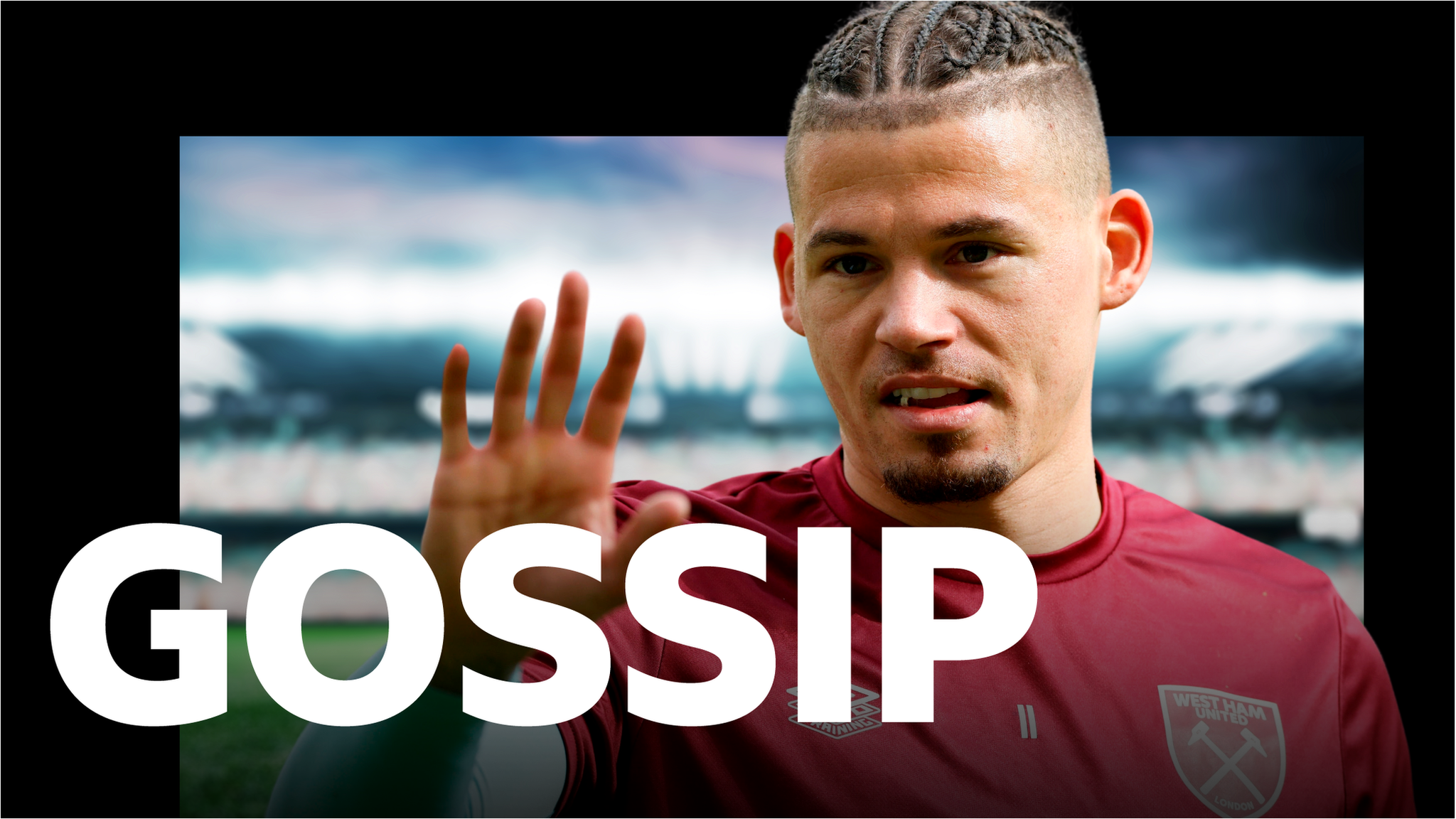 Kalvin Phillips and the BBC Sport gossip logo