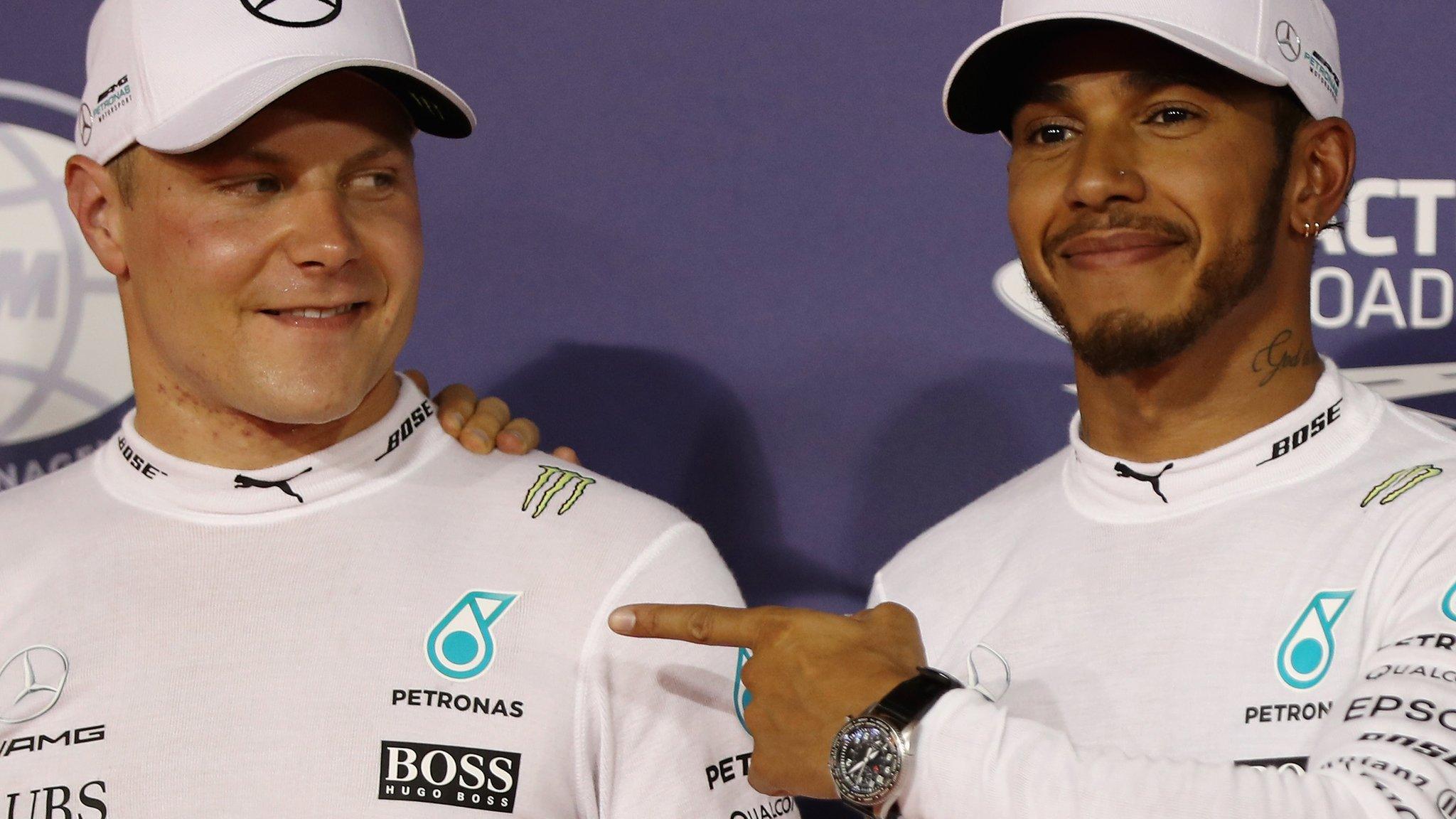 bottas and hamilton