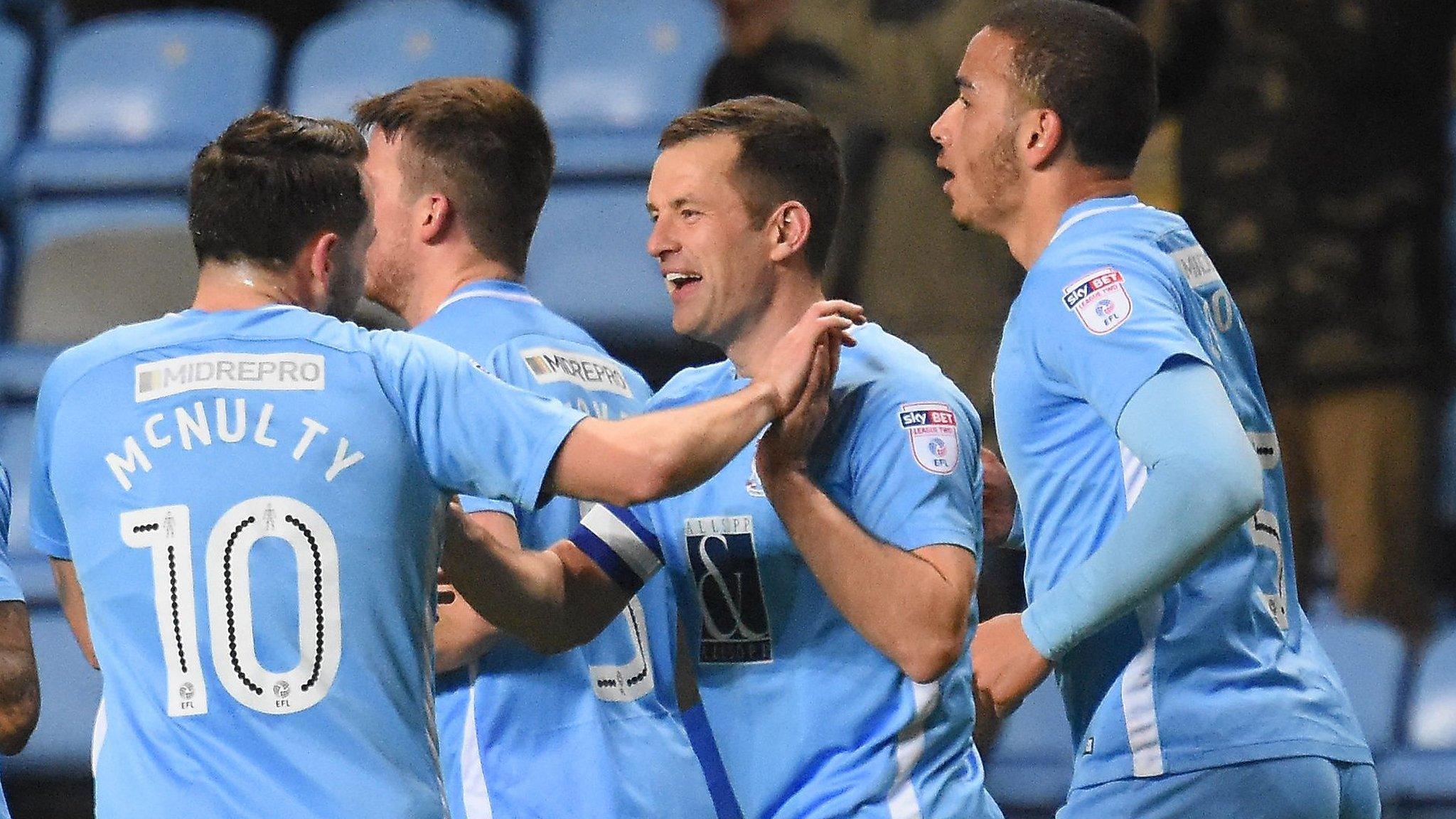 Coventry celebrate goal