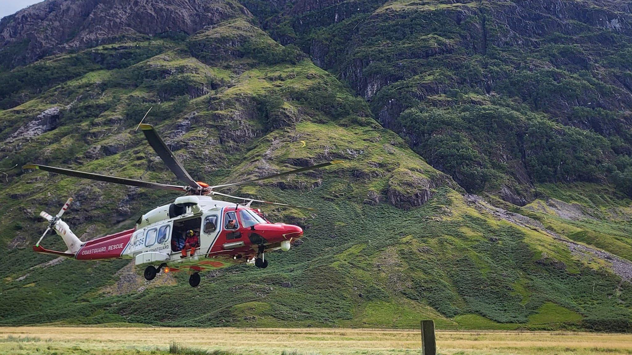 Rescue helicopter