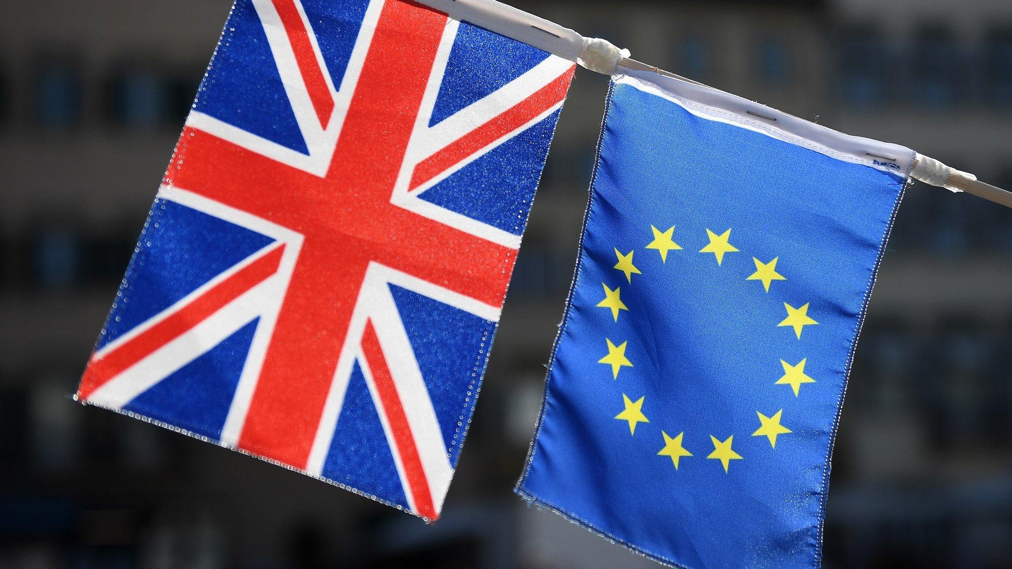 UK and EU flag