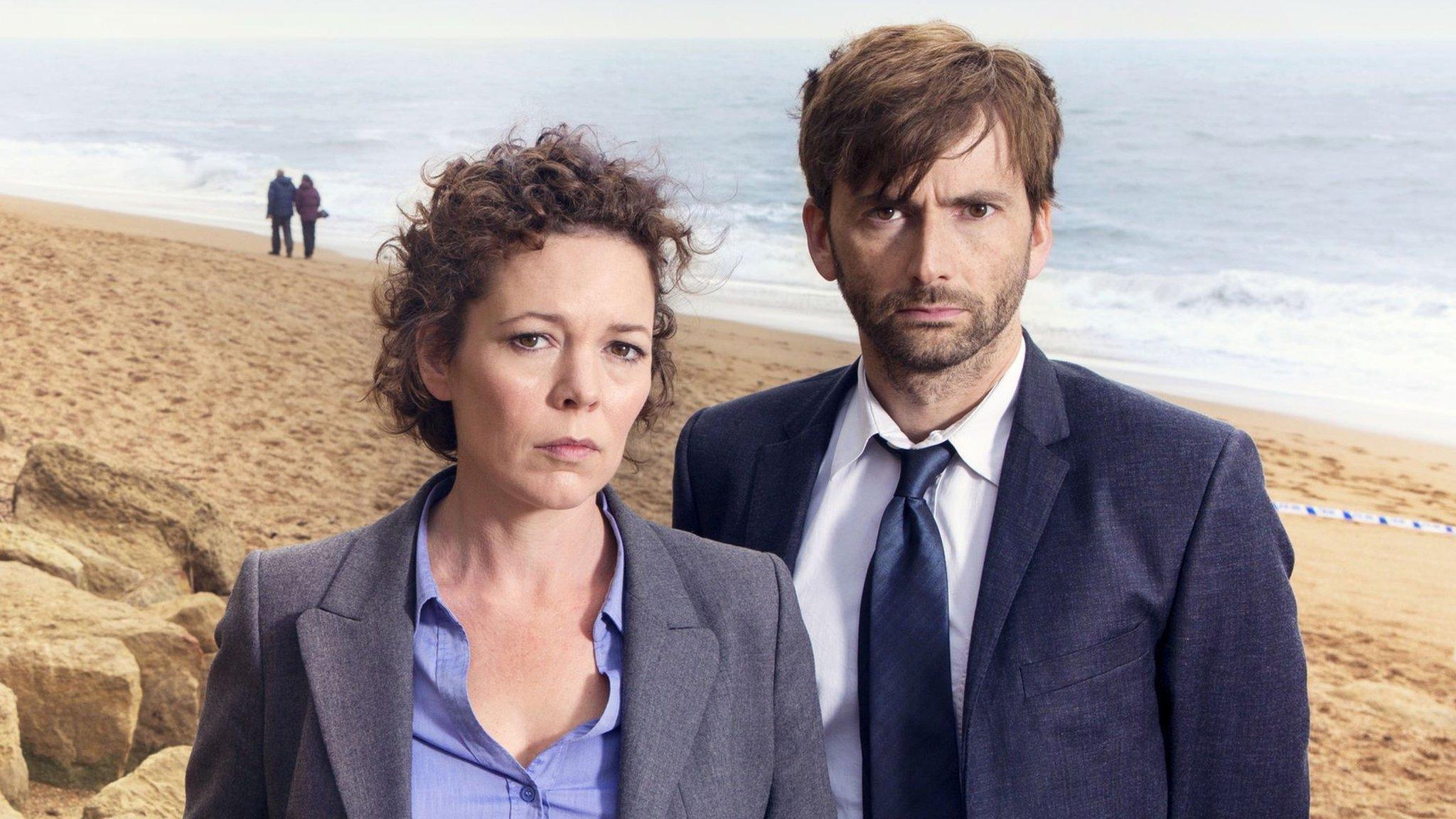 Olivia Colman and David Tennant