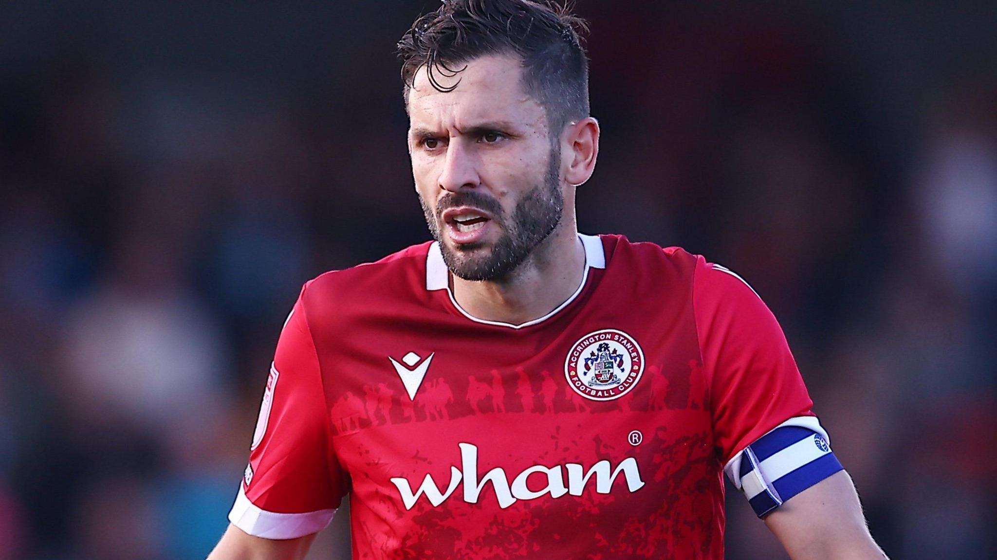 Seamus Conneely in action for Accrington Stanley