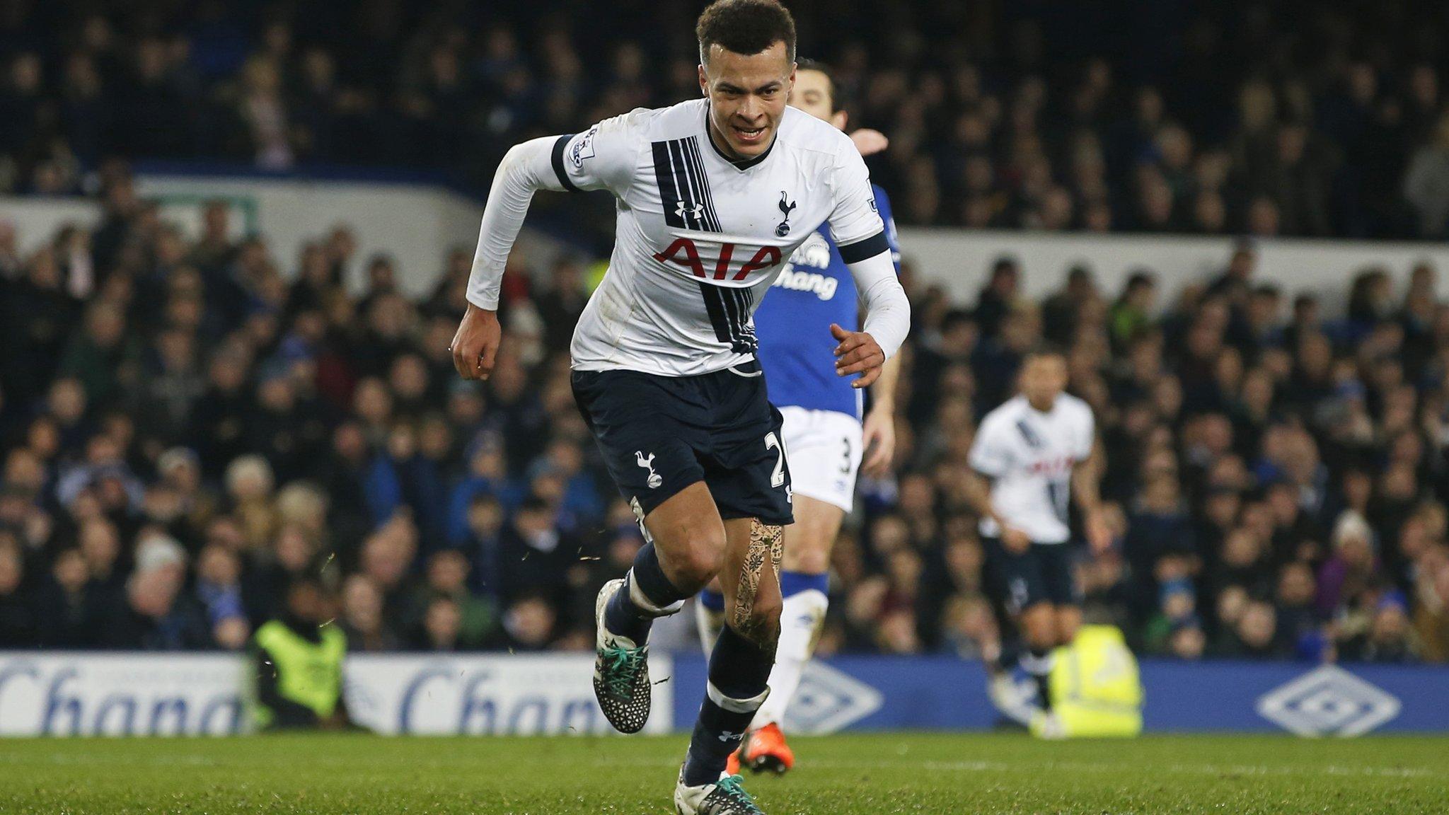 Dele Alli celebrates