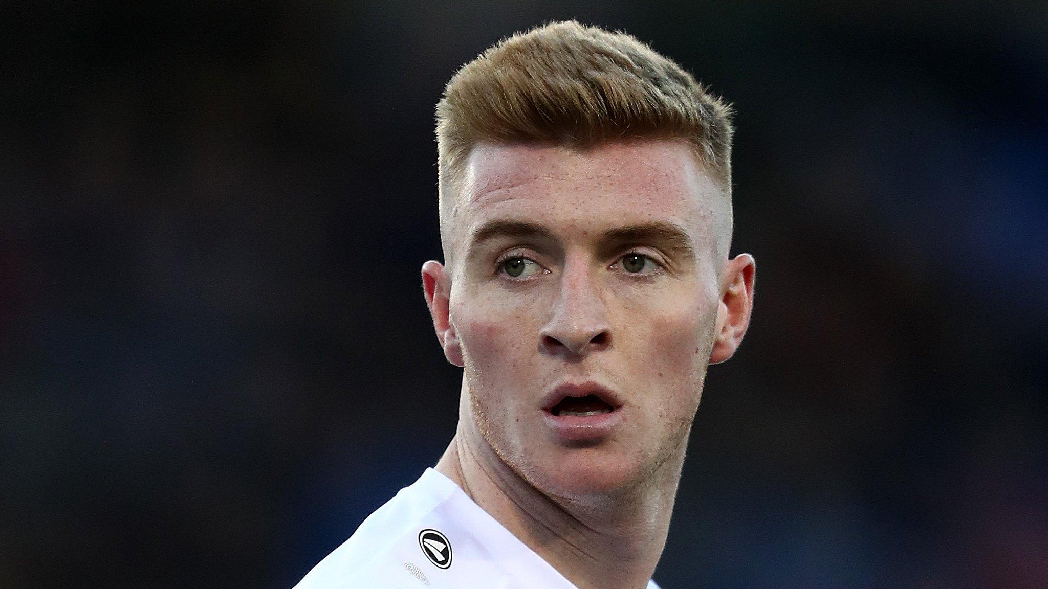 Ryan Watson looks on as he plays for Barnet in the FA Cup against Shrewsbury Town