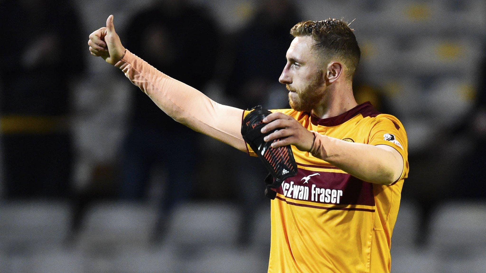 Motherwell striker Louis Moult