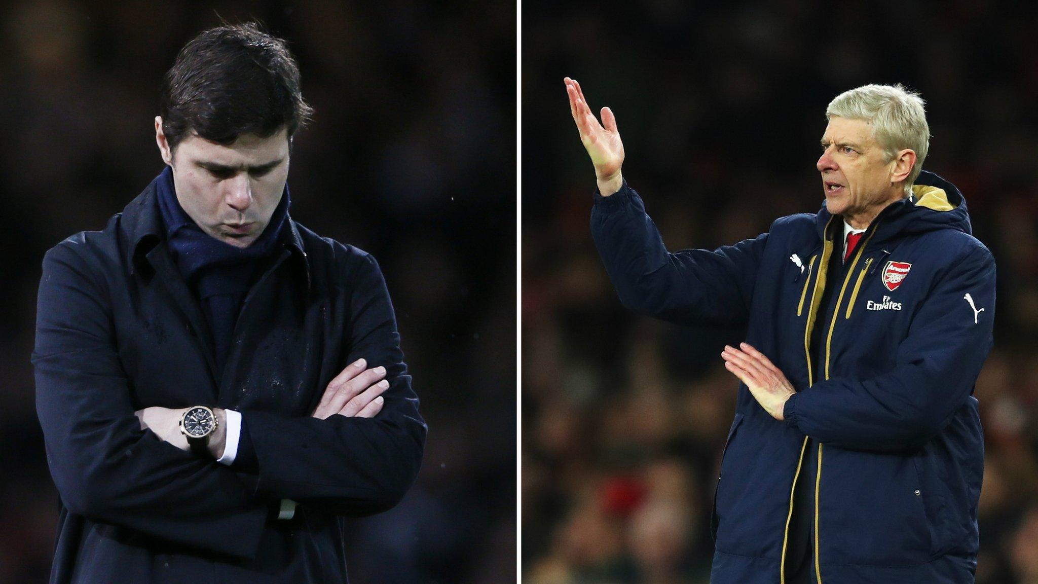 Mauricio Pochettino and Arsene Wenger