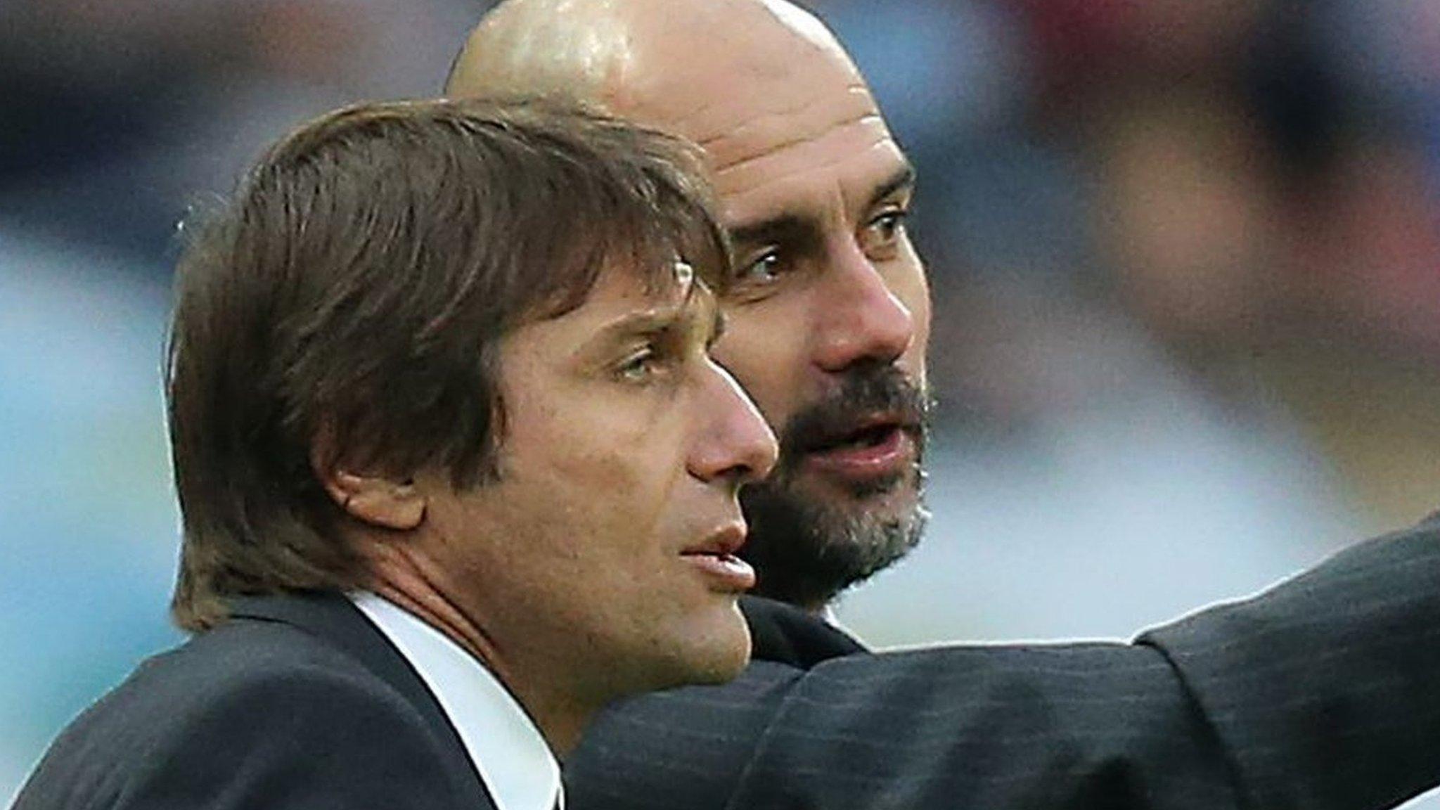 Antonio Conte and Pep Guardiola