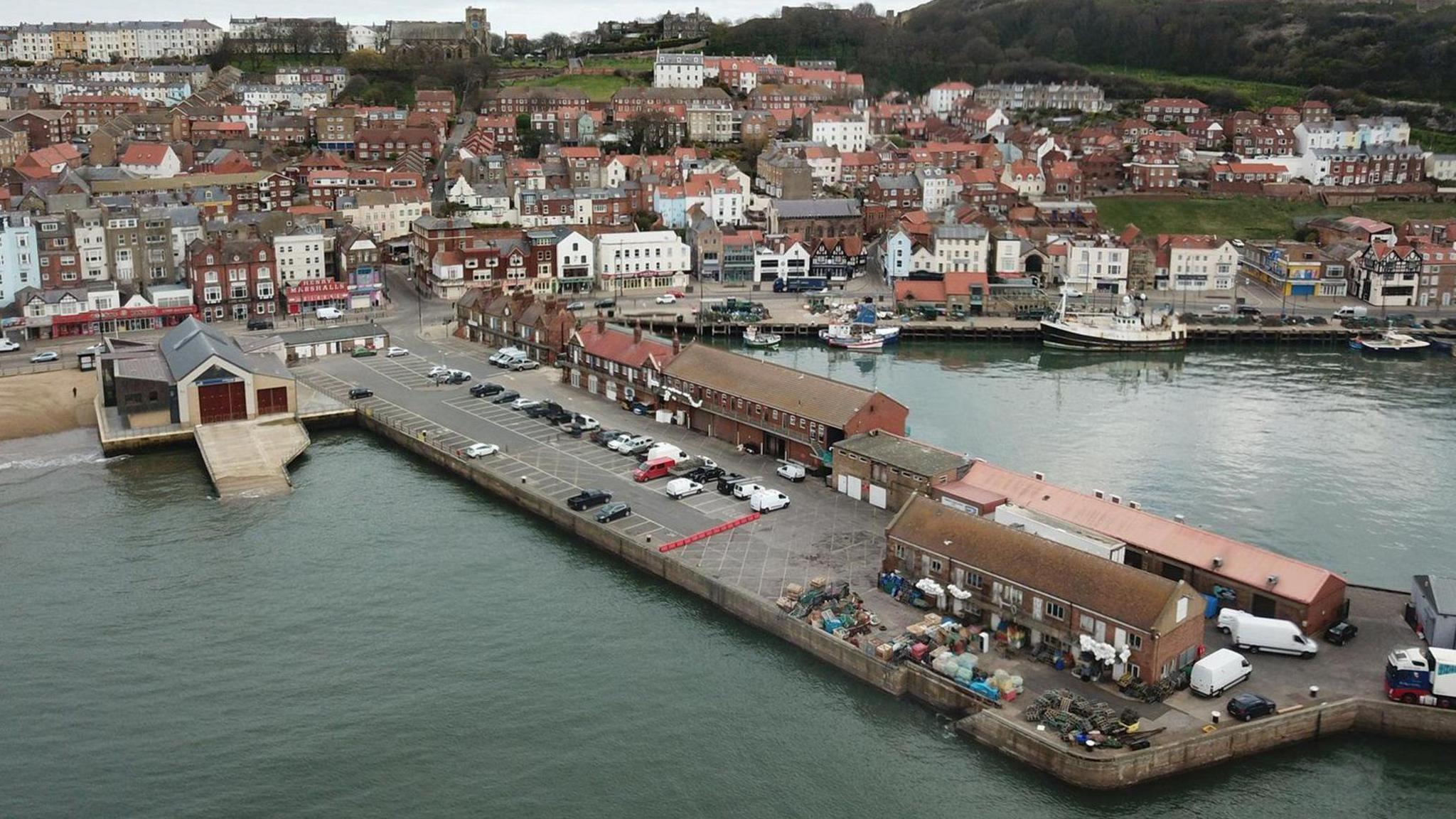 Aerial view of West Pier