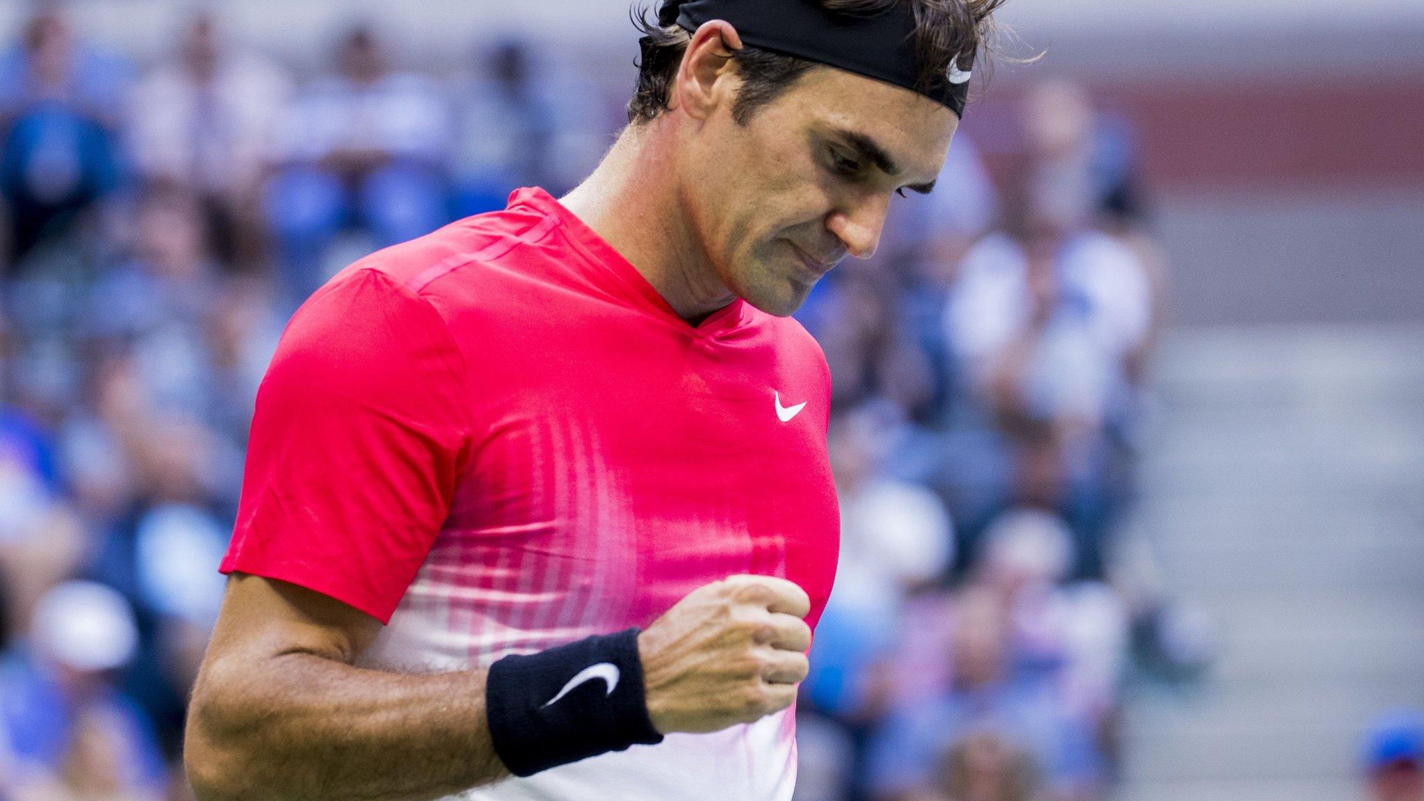 Roger Federer of Switzerland