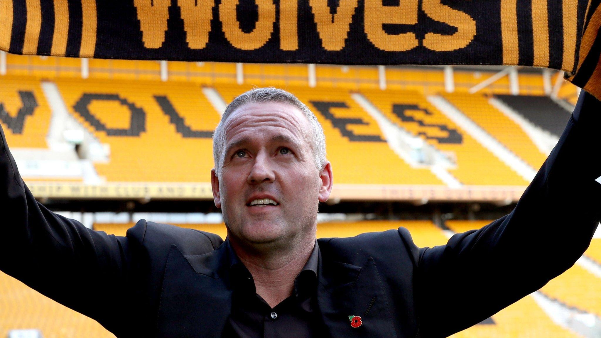 New Wolves head coach Paul Lambert