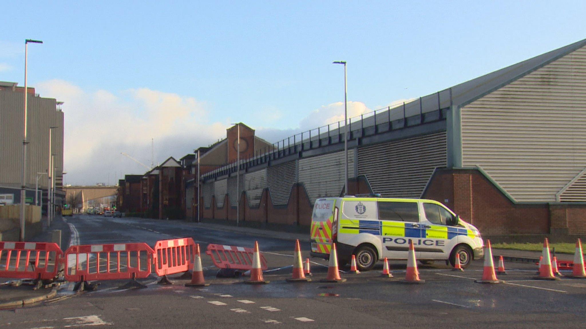 Street outside Lancefield Quay