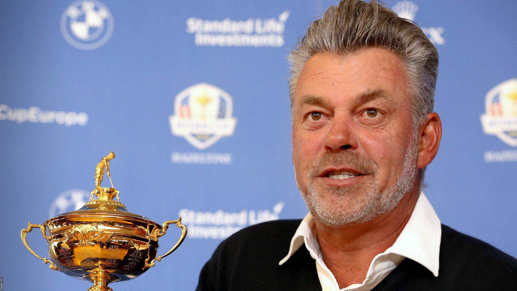 Europe team captain Darren Clarke