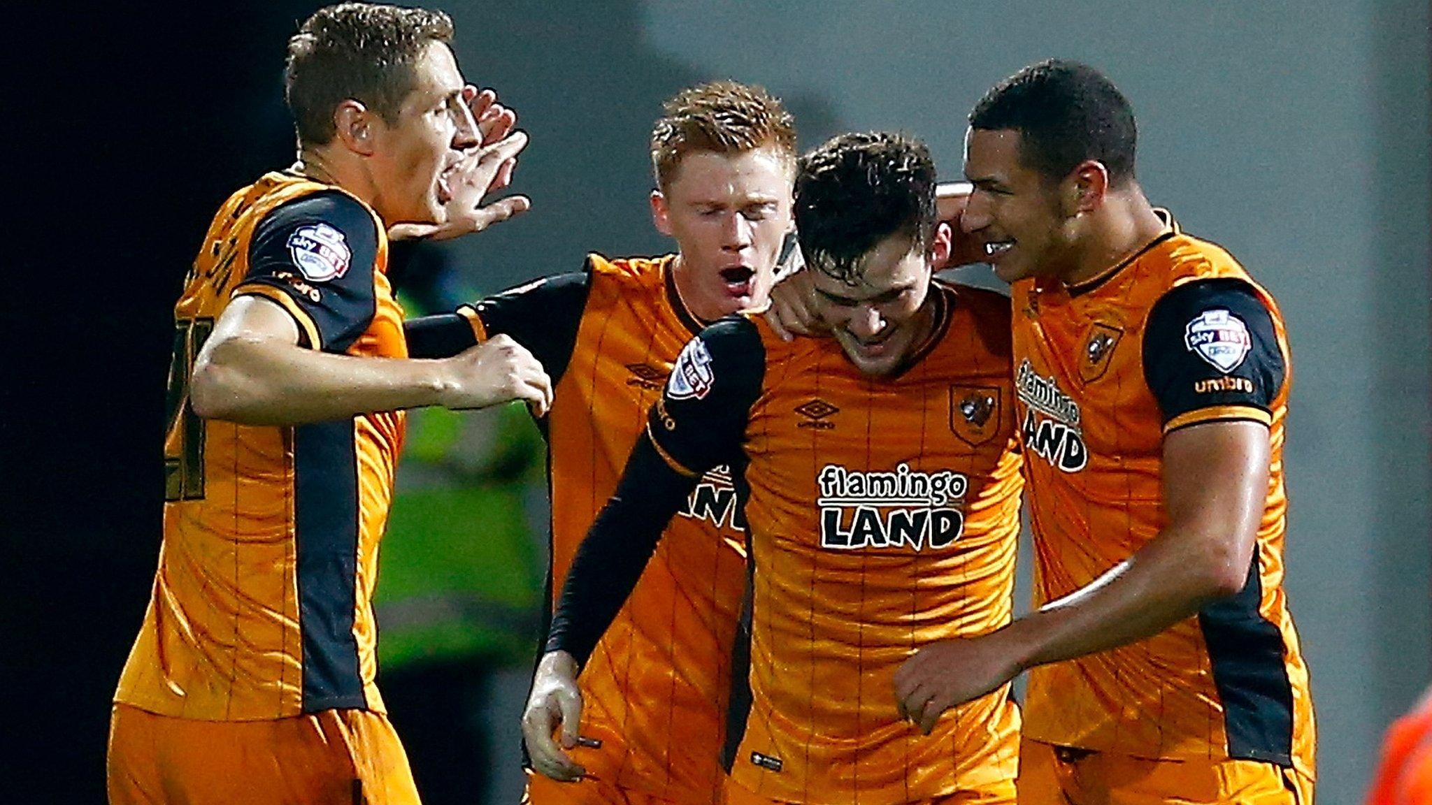 Hull players celebrate