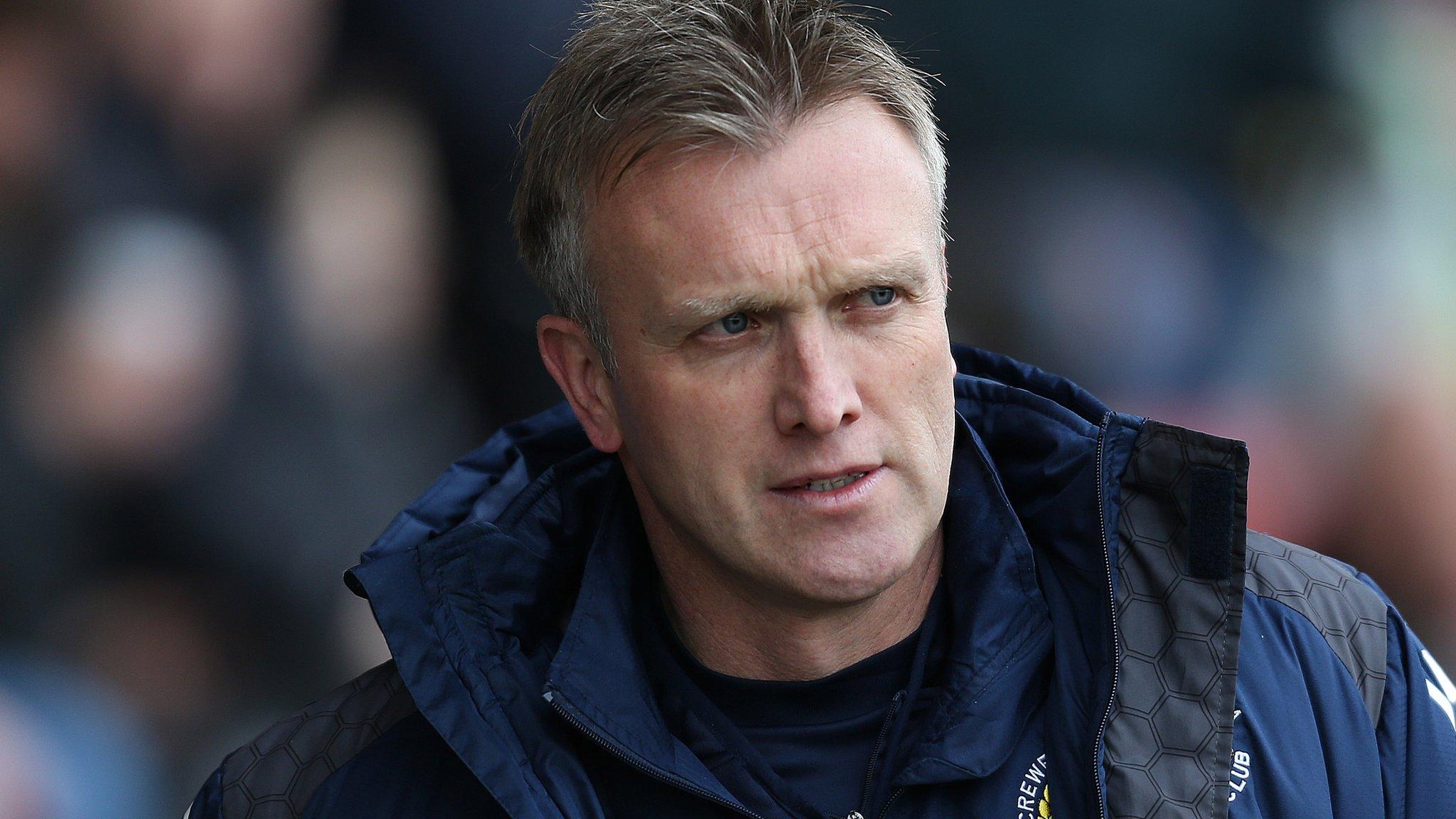 Crewe Alexandra manager Steve Davis