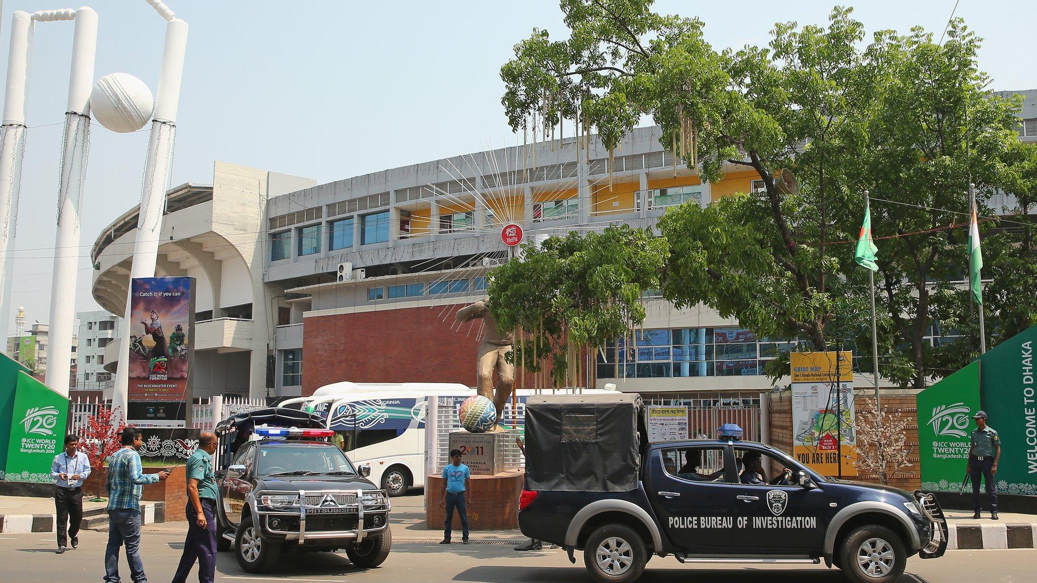 The Sher-e-Bangla Stadium in Dhaka