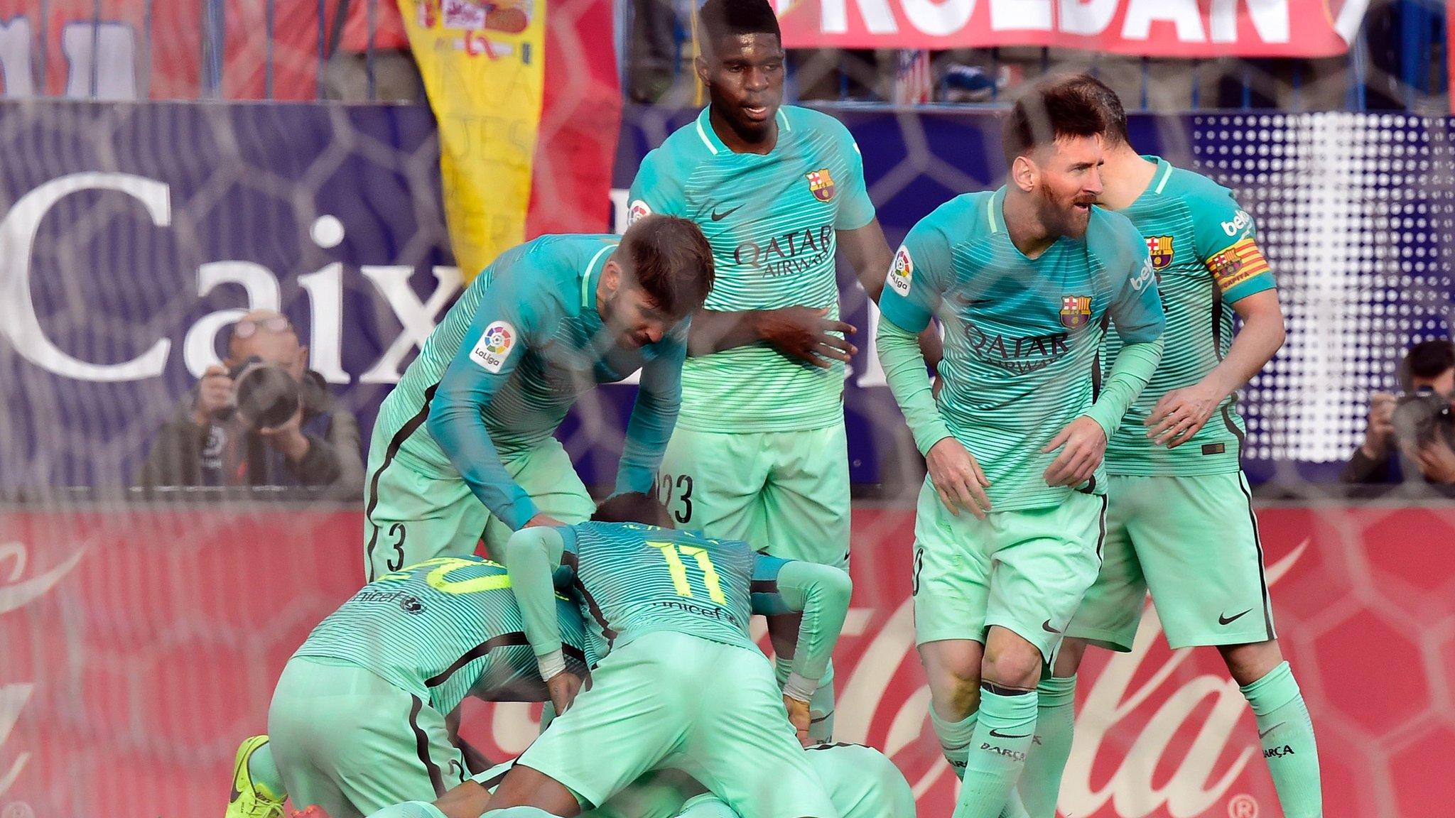 Barcelona celebrate