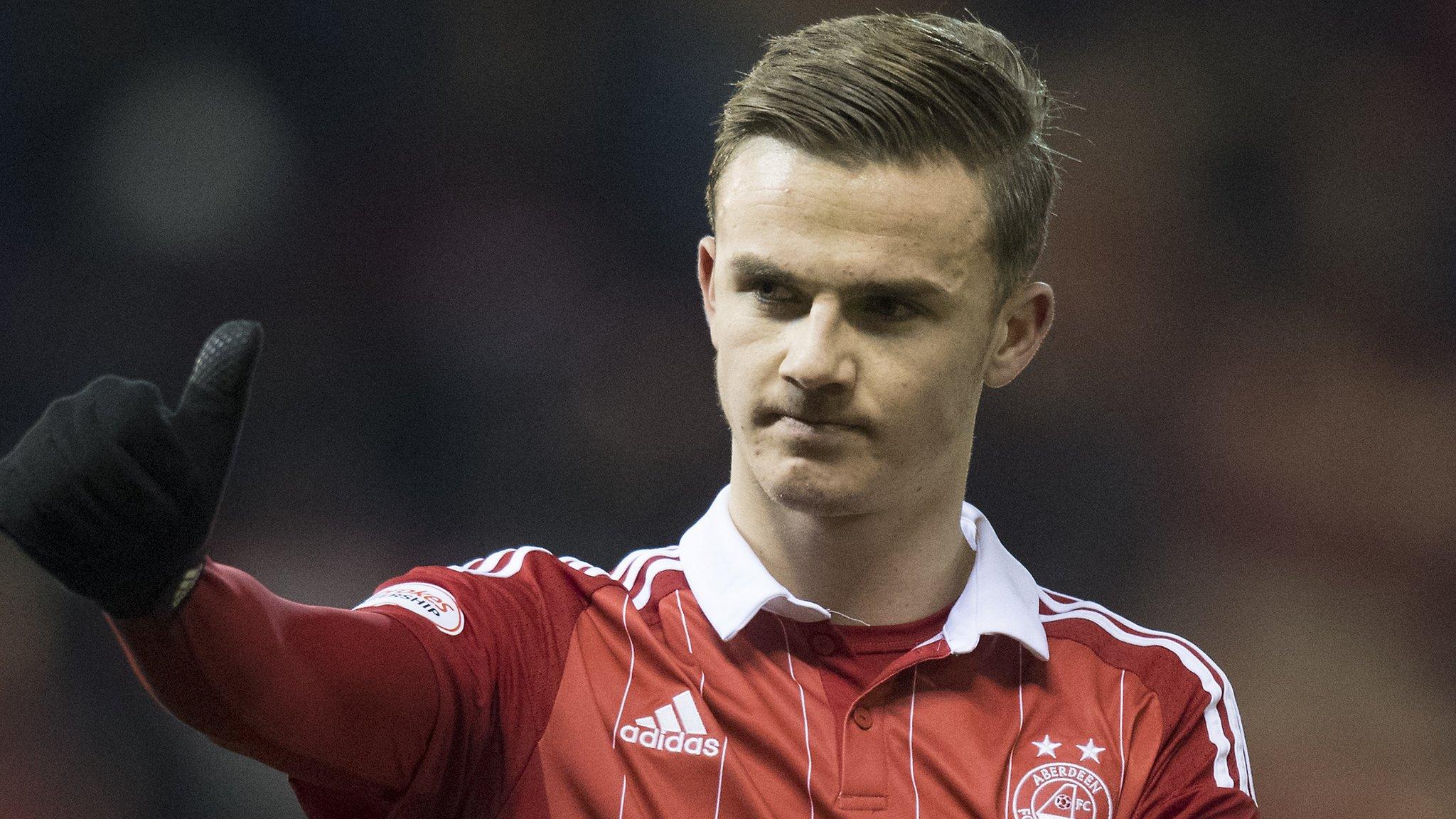 James Maddison gives the thumbs up to Aberdeen