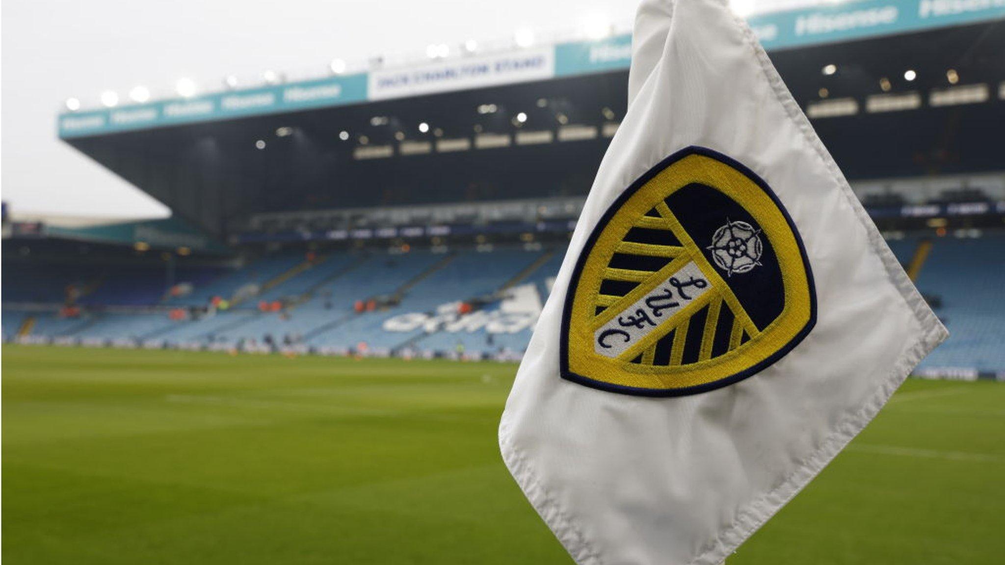 Corner flag at Leeds' Elland Road stadium